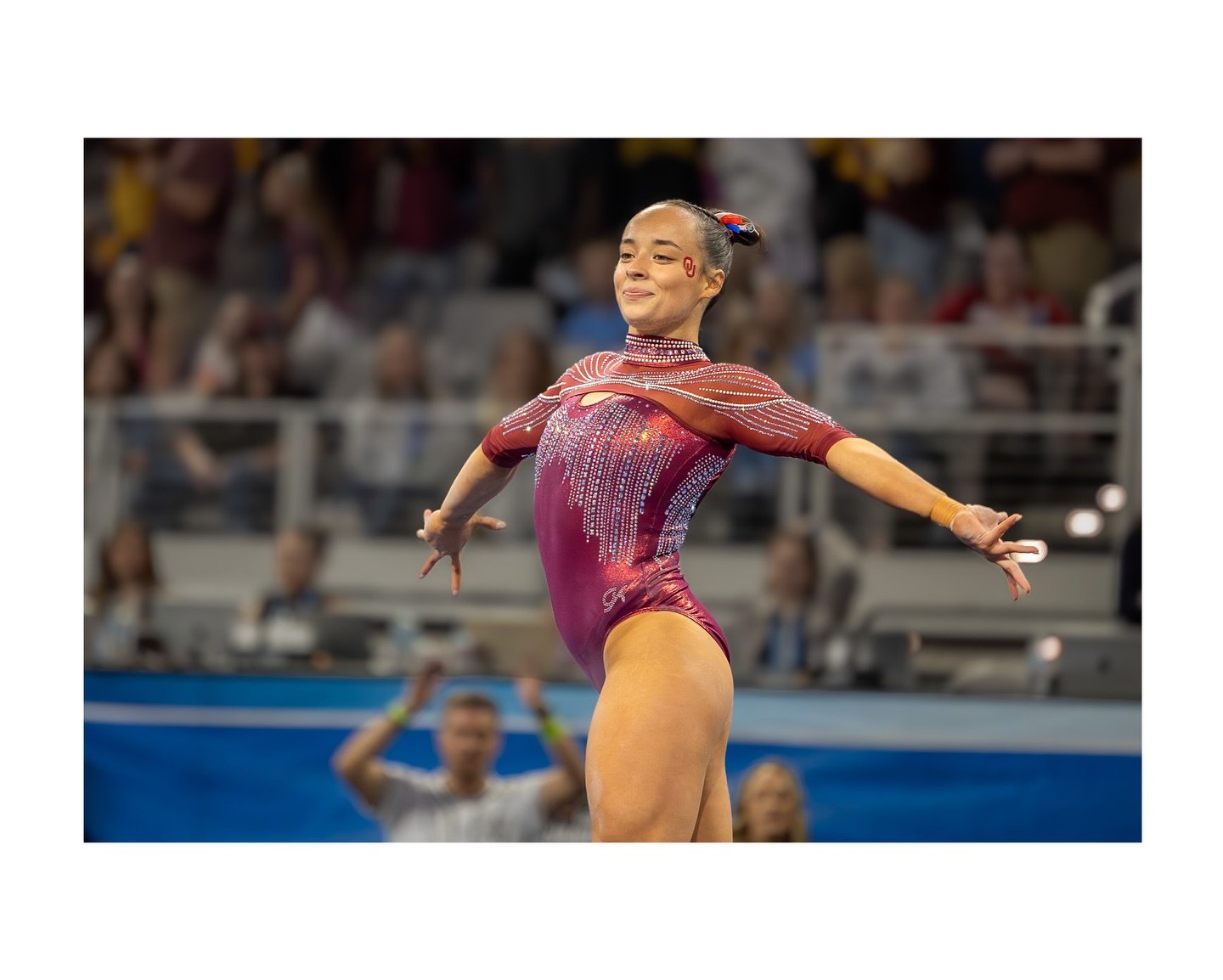 2026 NCAA Women&rsquo;s Gymnastics Championship-Practice Semifinal  2 | April 16, 2026 | Fort Worth, Texas | &copy;️Mark Fann | @zumapress 

@ou_wgymnastics @razorbackgym #NCAAGymnastics #GymnasticsChampionship #RoadToNationals #Sooners #Razorbacks&n