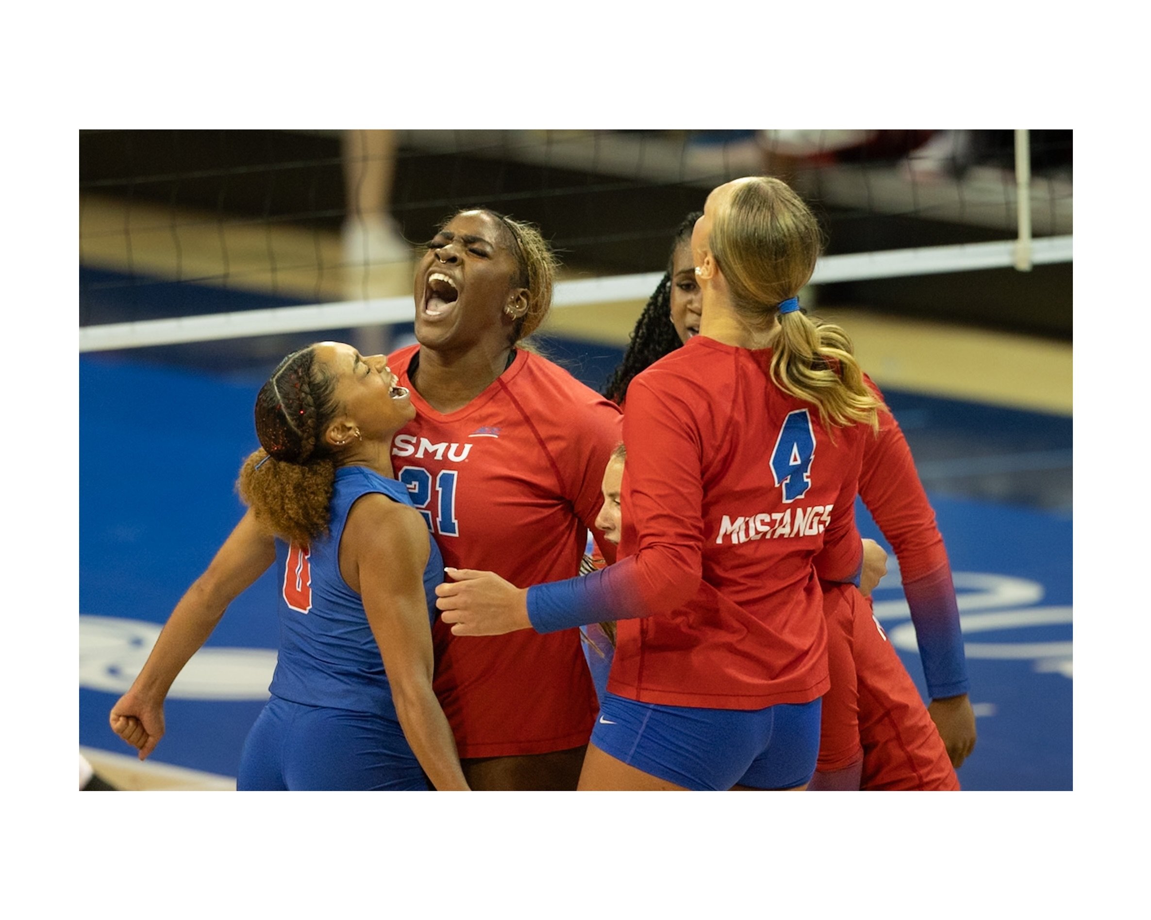 NCAA Volleyball | Texas Longhorns vs SMU Mustangs | September 09, 2026 | Dallas, Texas | &copy;️Mark Fann | @dfwzonemedia 

No. 8 SMU outlasted No. 9 Texas 3-2 (25-21, 21-25, 25-22, 26-28, 15-10) at Moody Coliseum. Suli Davis delivered 22 kills and 1