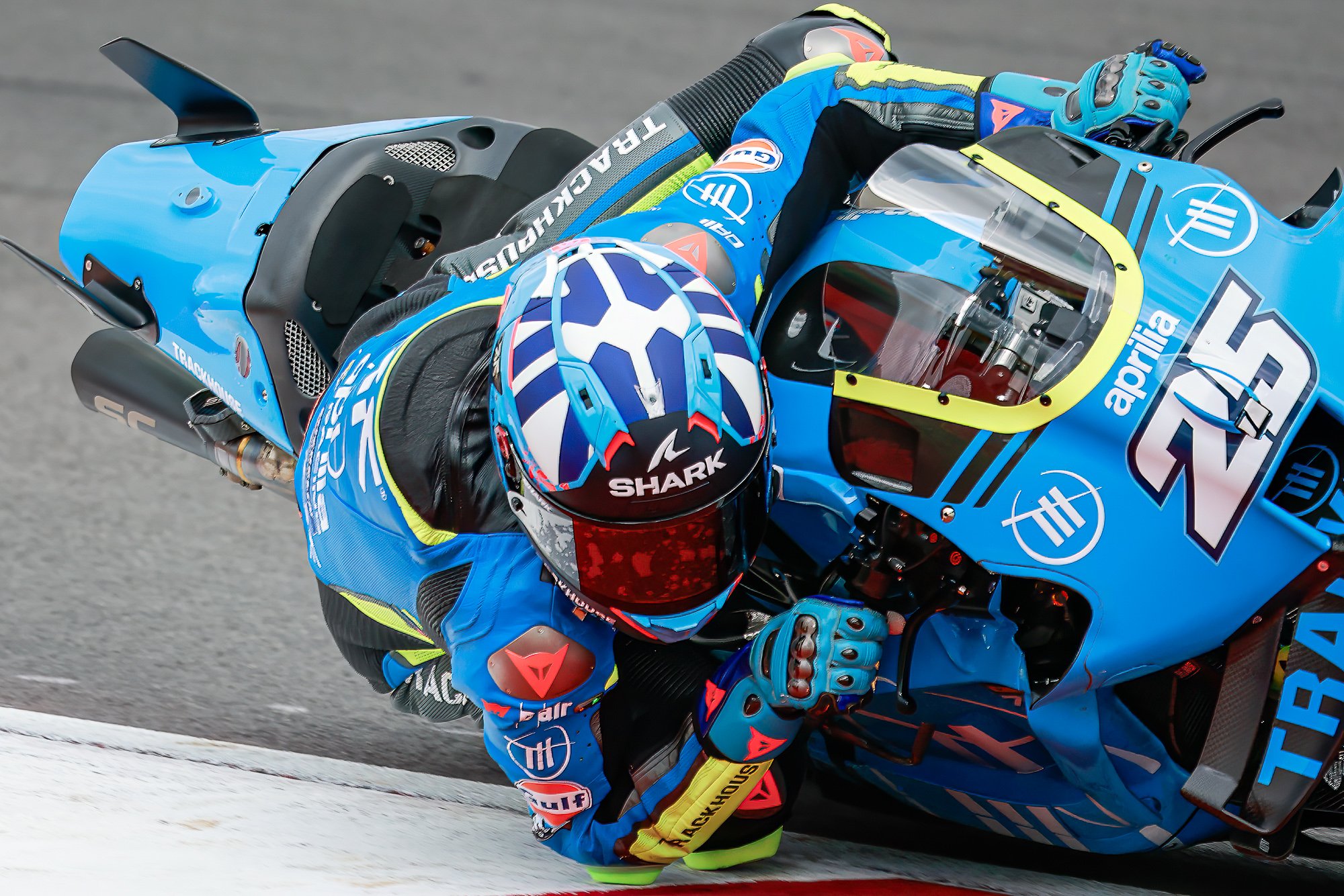 Trackhouse MotoGP Team Raul Fernandez (25) during the MotoGP Red Bull Grand Prix of the Americas Qualifiying at Circuit of the Americas, March 29, 2025, Austin, Texas