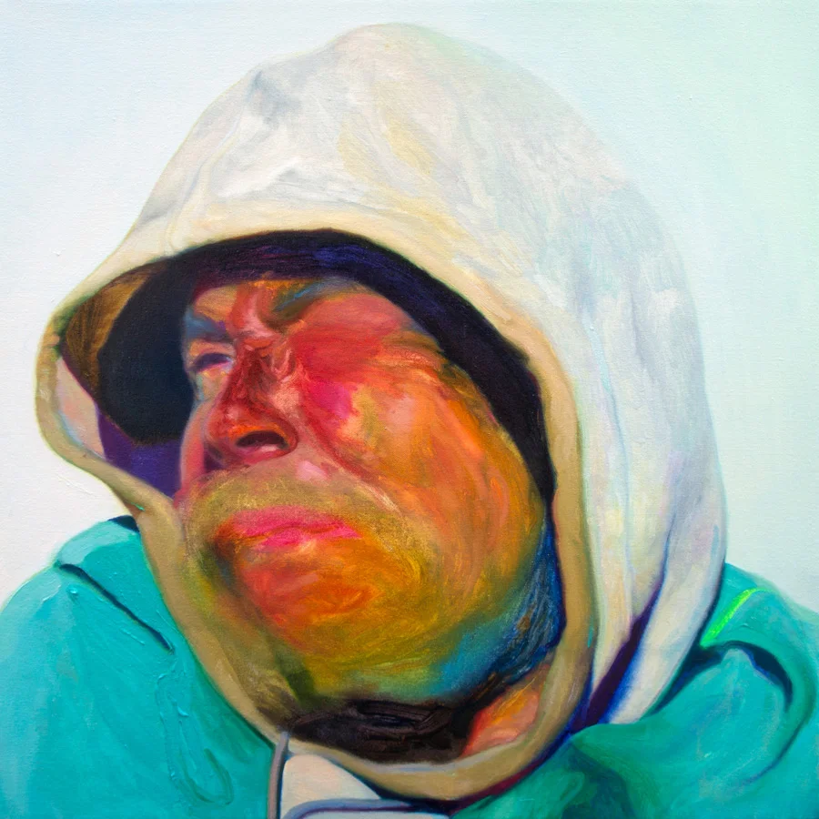 That Rainbow Is Winking , 2012 Oil on Canvas 30 x 30 in.
