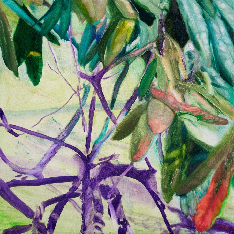 Lick The Axis , 2012 Oil on Canvas 20 x 20 in.
