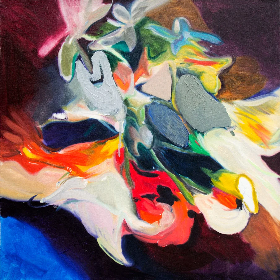 Whole is a Hand That Shakes, 2013 Oil on Canvas 24 x 24 in.