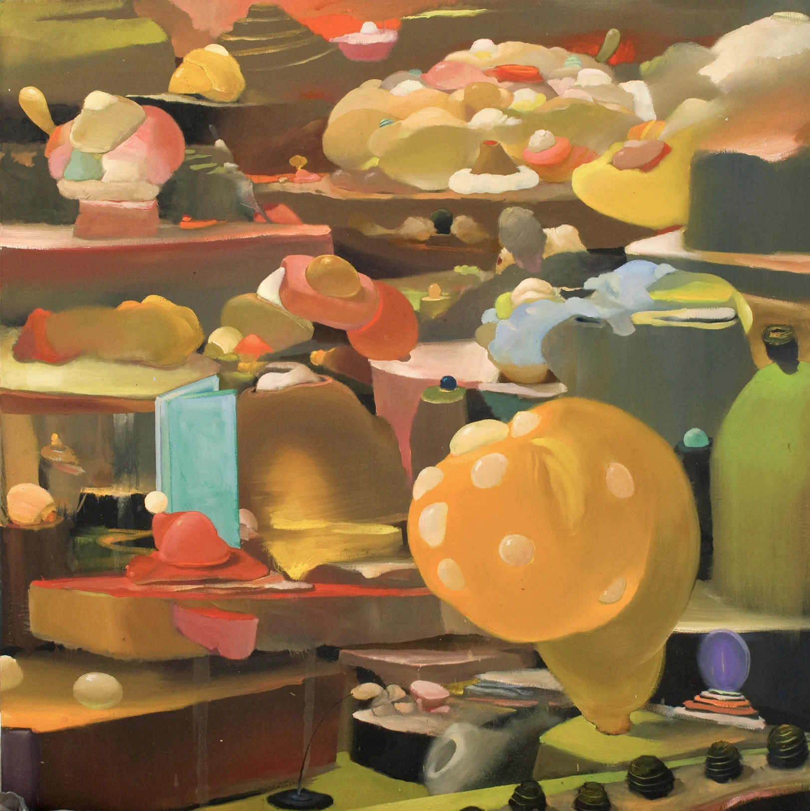 Citrine Adaptations , 2015 OIl on Canvas 36 x 36 in.