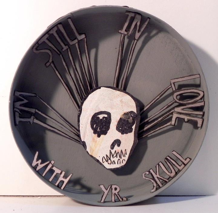 I'm Still In Love With Your Skull , 2011 Mixed Media 4 1/4 in. (diameter)