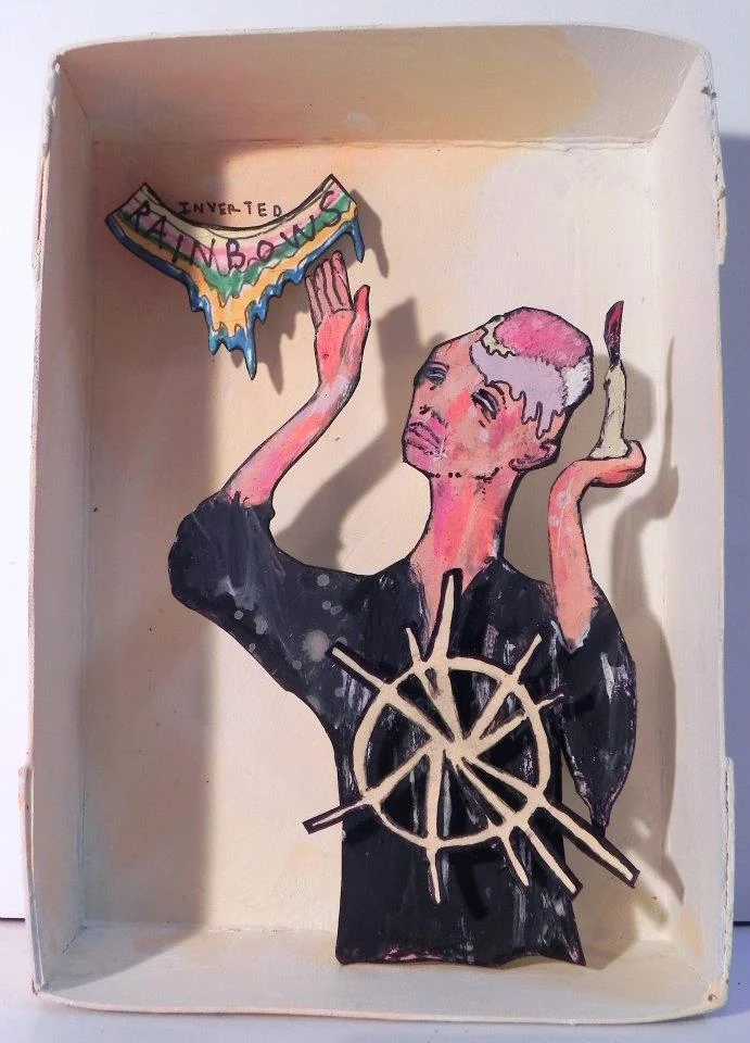 I nverted Rainbows , 2011 Mixed Media 3 5/8 x 5 1/4 in. 
