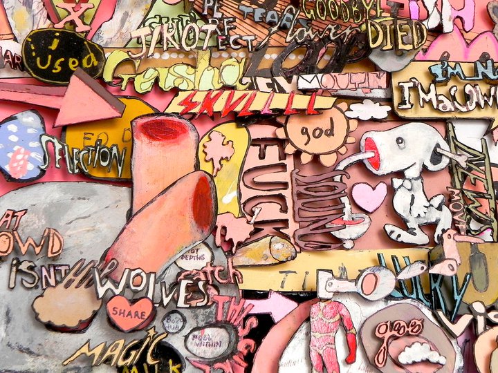 Old Gum Liftin' Playtime Cavity Kid (Detail 2), 2012