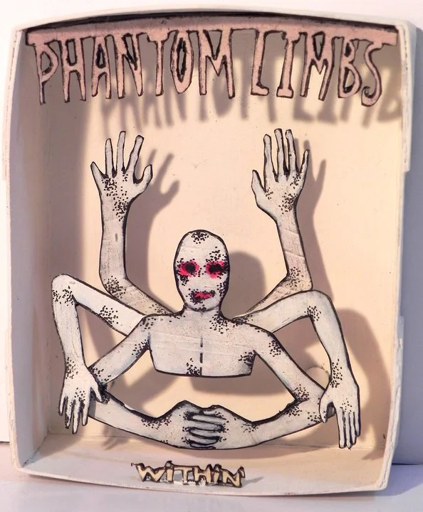 Phantom Limbs Within , 2011 Mixed Media 3 1/4 x 3 5/8 in