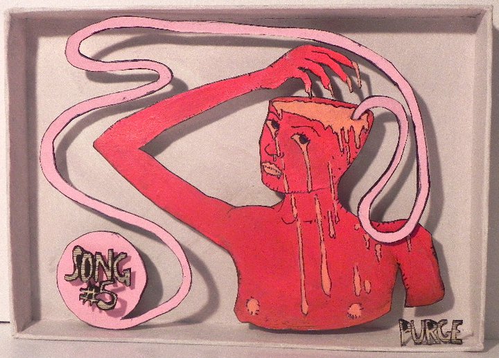 Song #5 Purge, 2011 Mixed Media 6 3/4 x 4 3/4