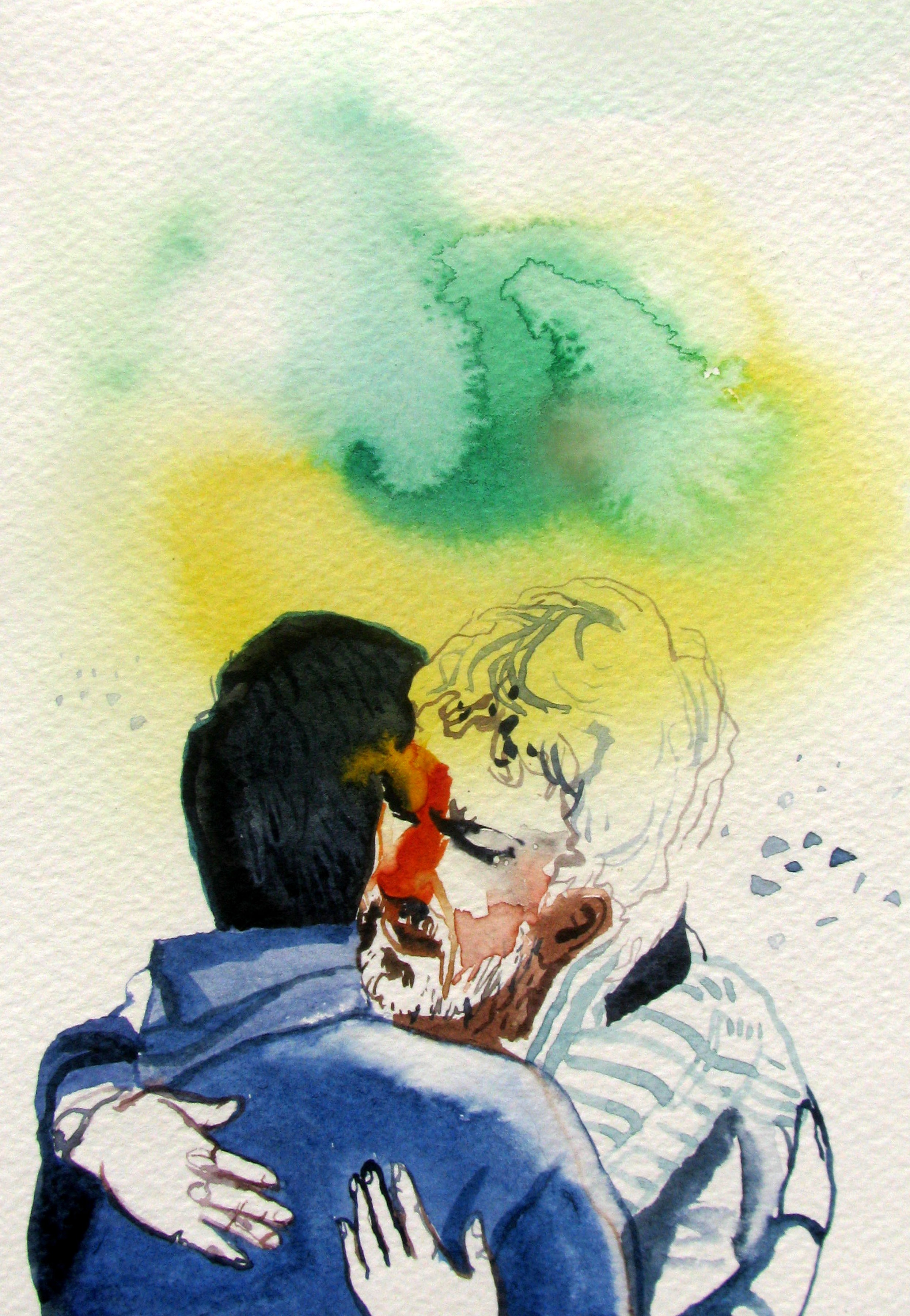 Untitled, 2014 Water color on paper 5 x 7 in.