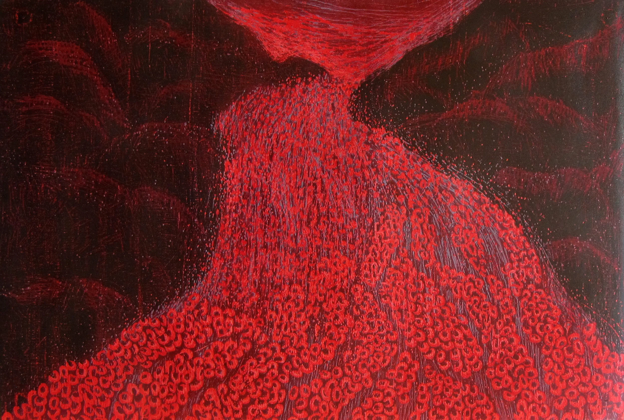 It Goes On, 2014 Woodcut, (AP) 18 x 27 in.