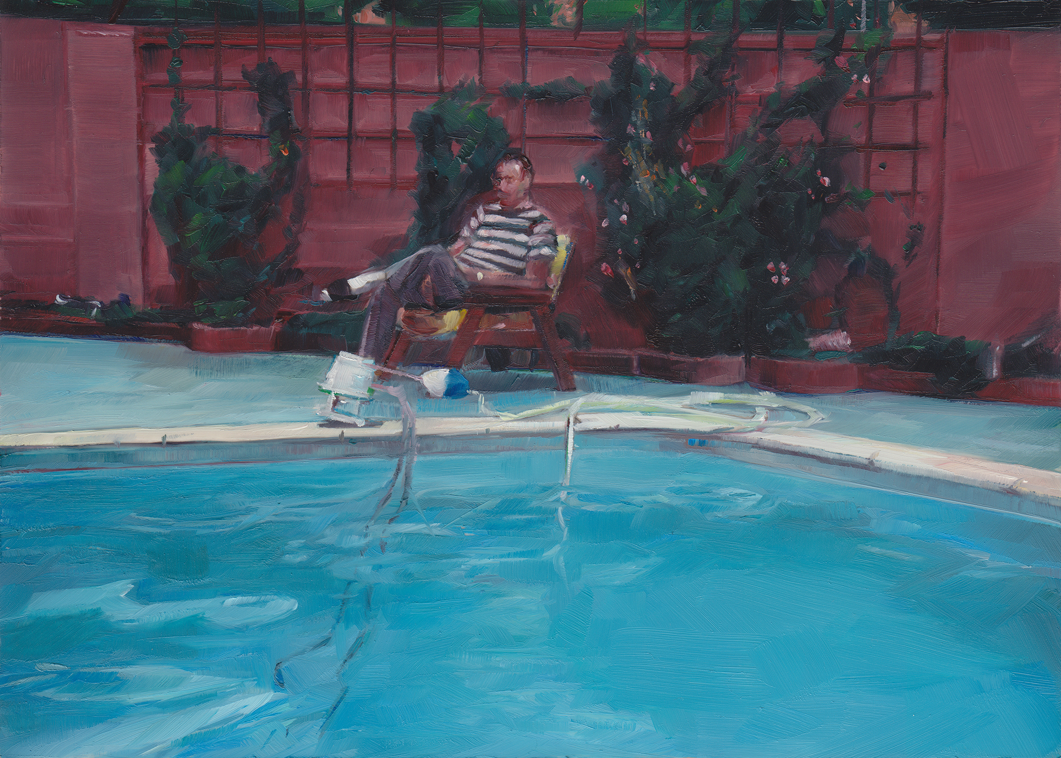 The Spoils 02 , 2013 Oil on Mylar on Panel 5 x 7 in.
