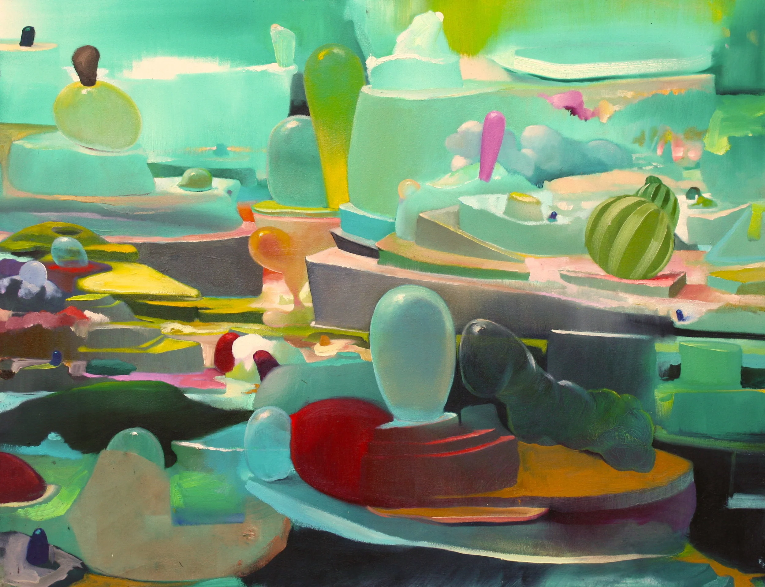 Equable Adaptations , 2015 OIl on Canvas 33 x 43 in.
