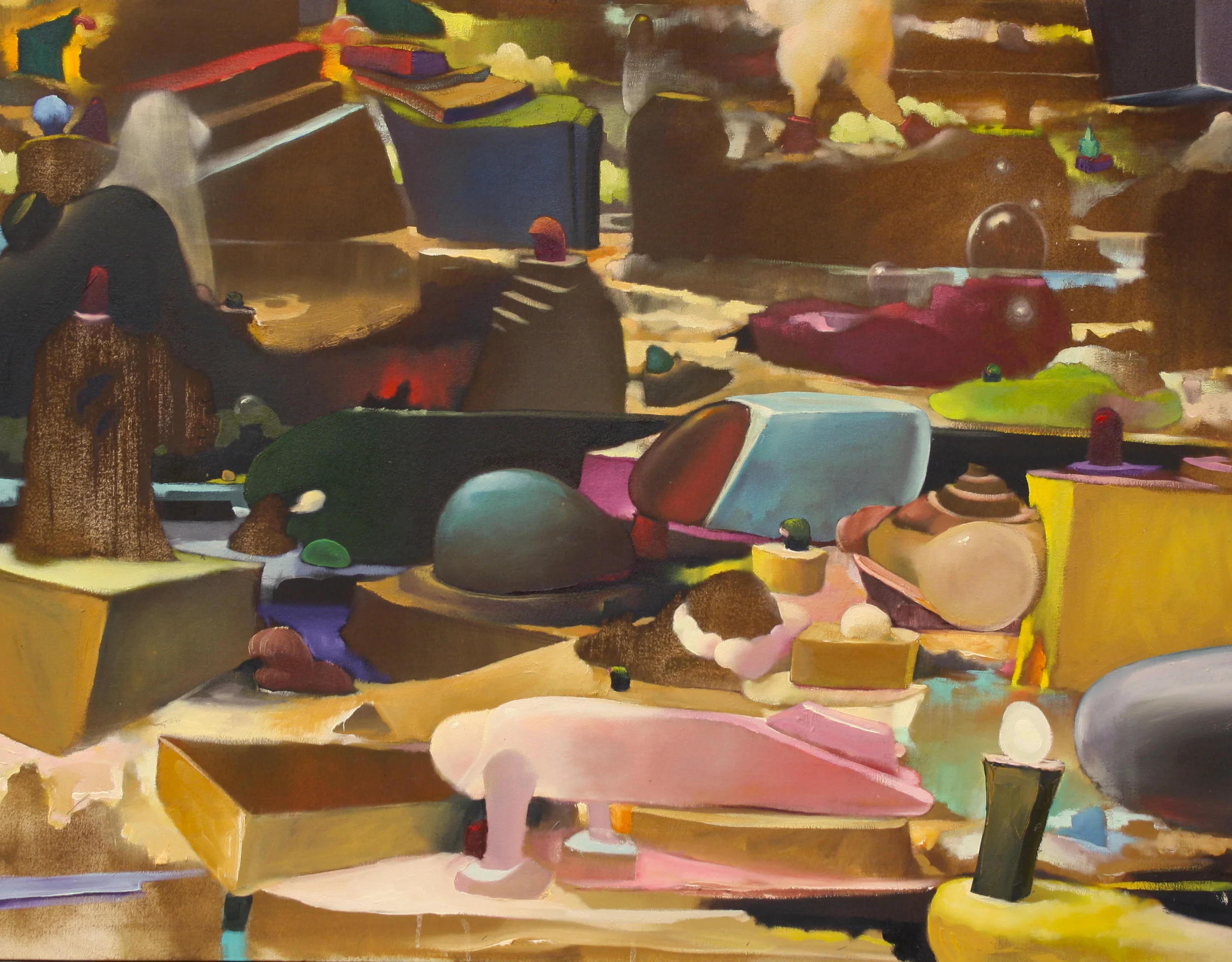 Remnants , 2015 OIl on Canvas 33 x 43 in.