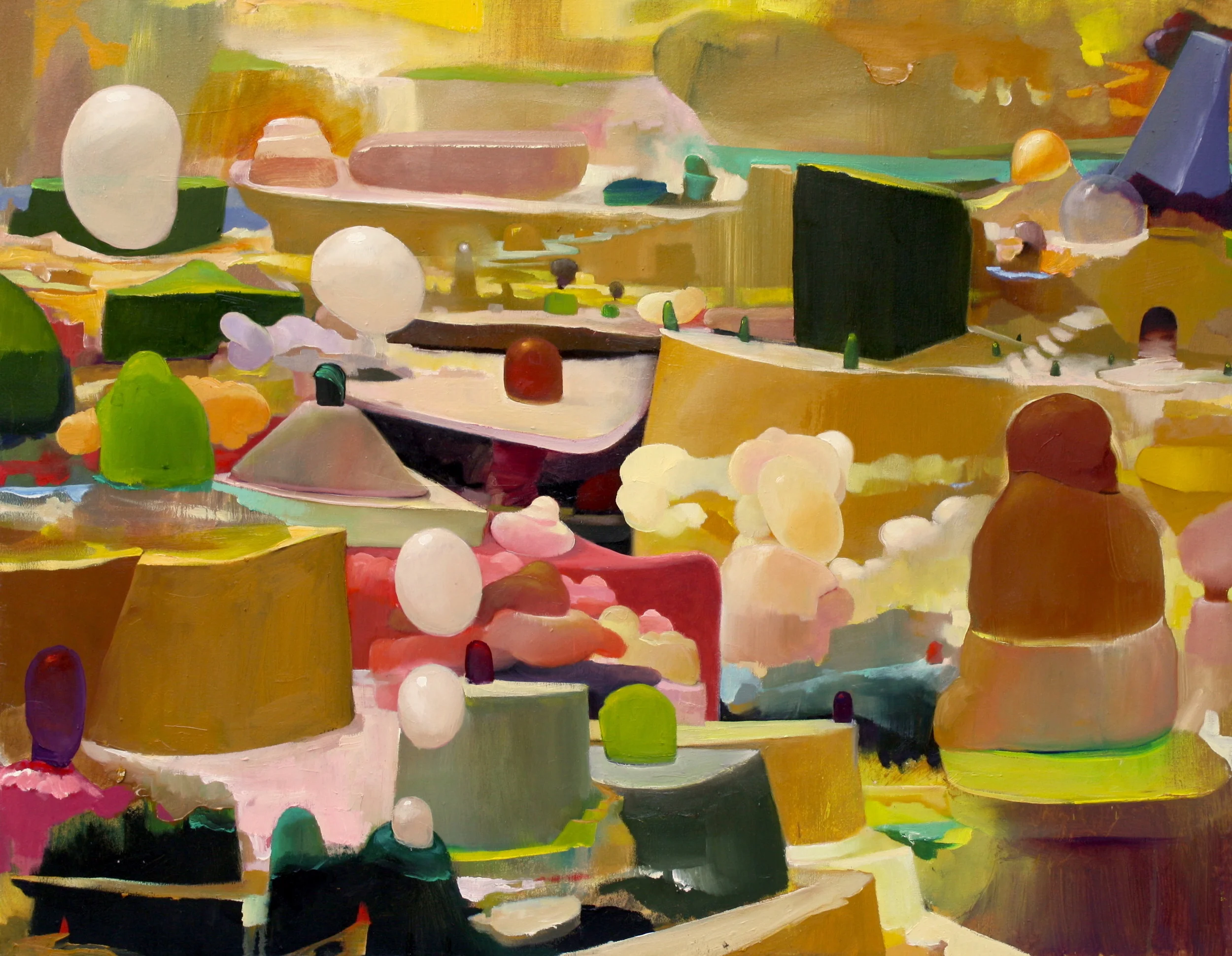 The Tawny Earth , 2015 OIl on Canvas 35 x 46 in.