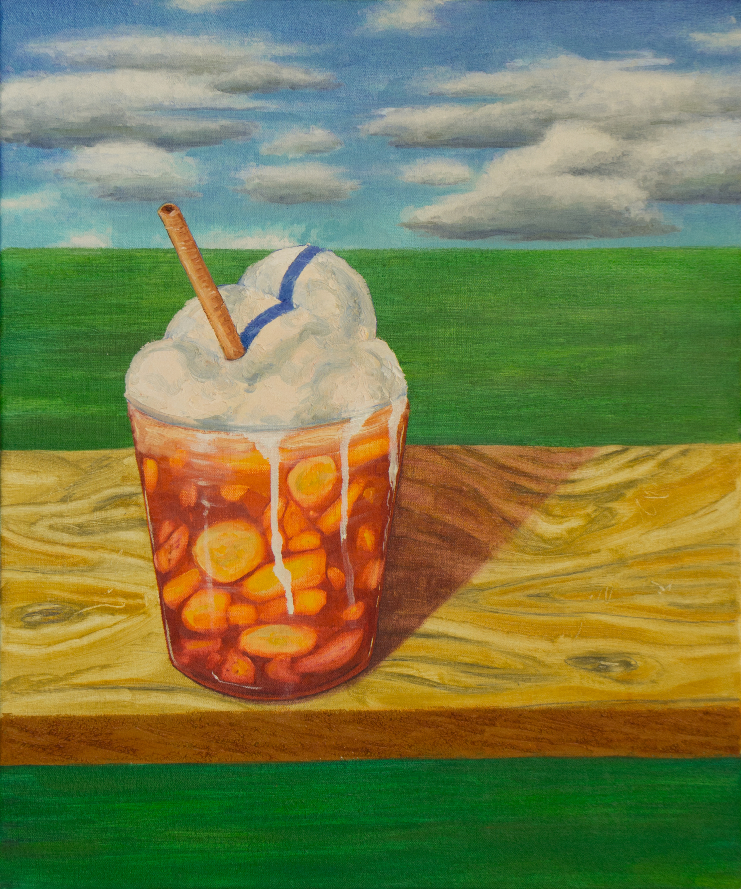 Salpicón con Ñapa , 2016 Oil on Canvas 24 x 20 in.