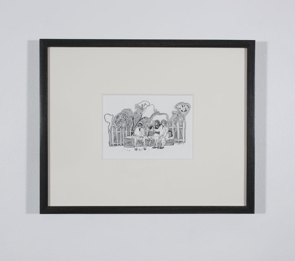 Untitled, 2015 Pen on Arches
