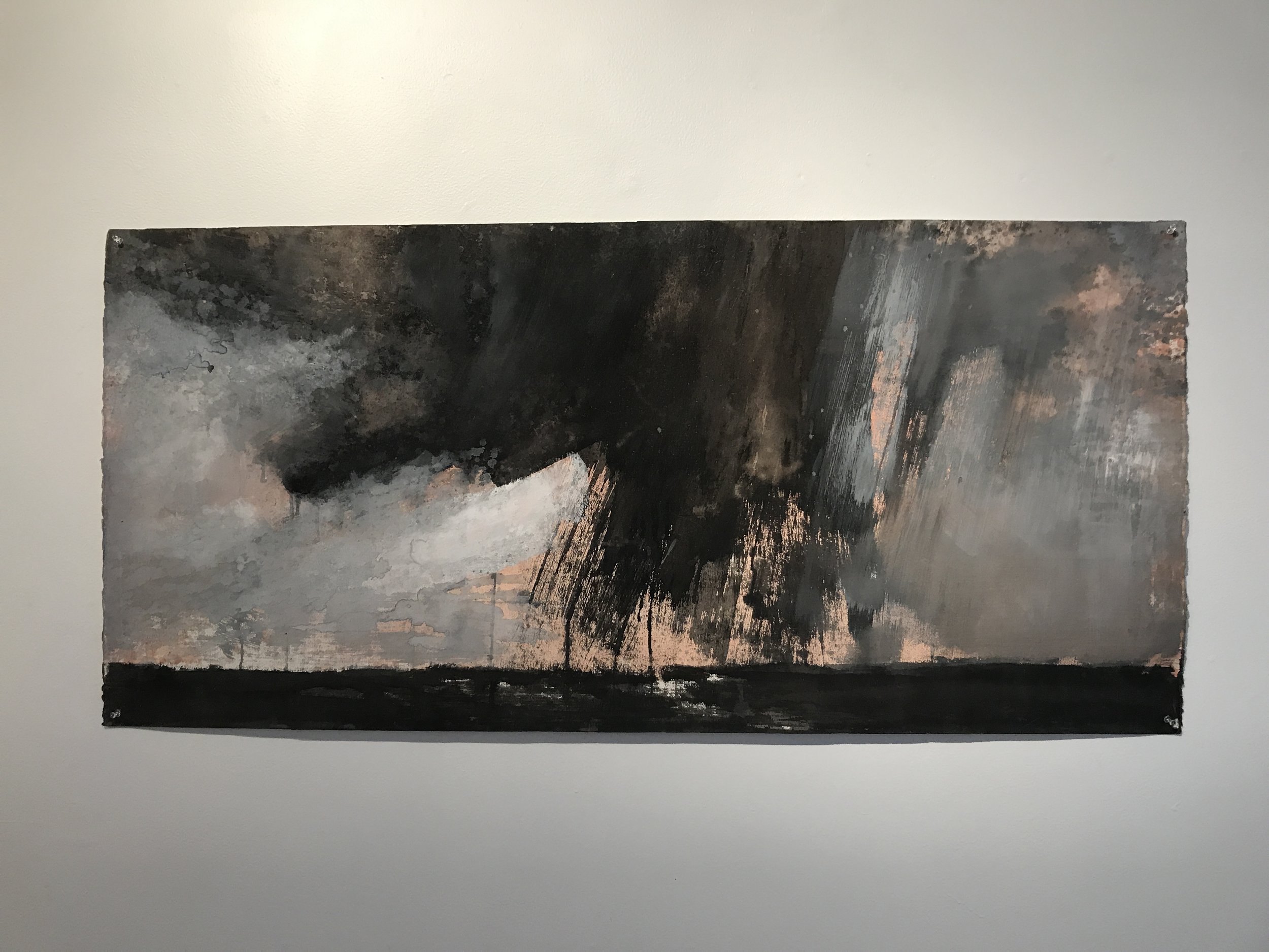 Storm’N’Sea | 2015 | watercolor on arches paper | 24 x 51 1⁄4 in.