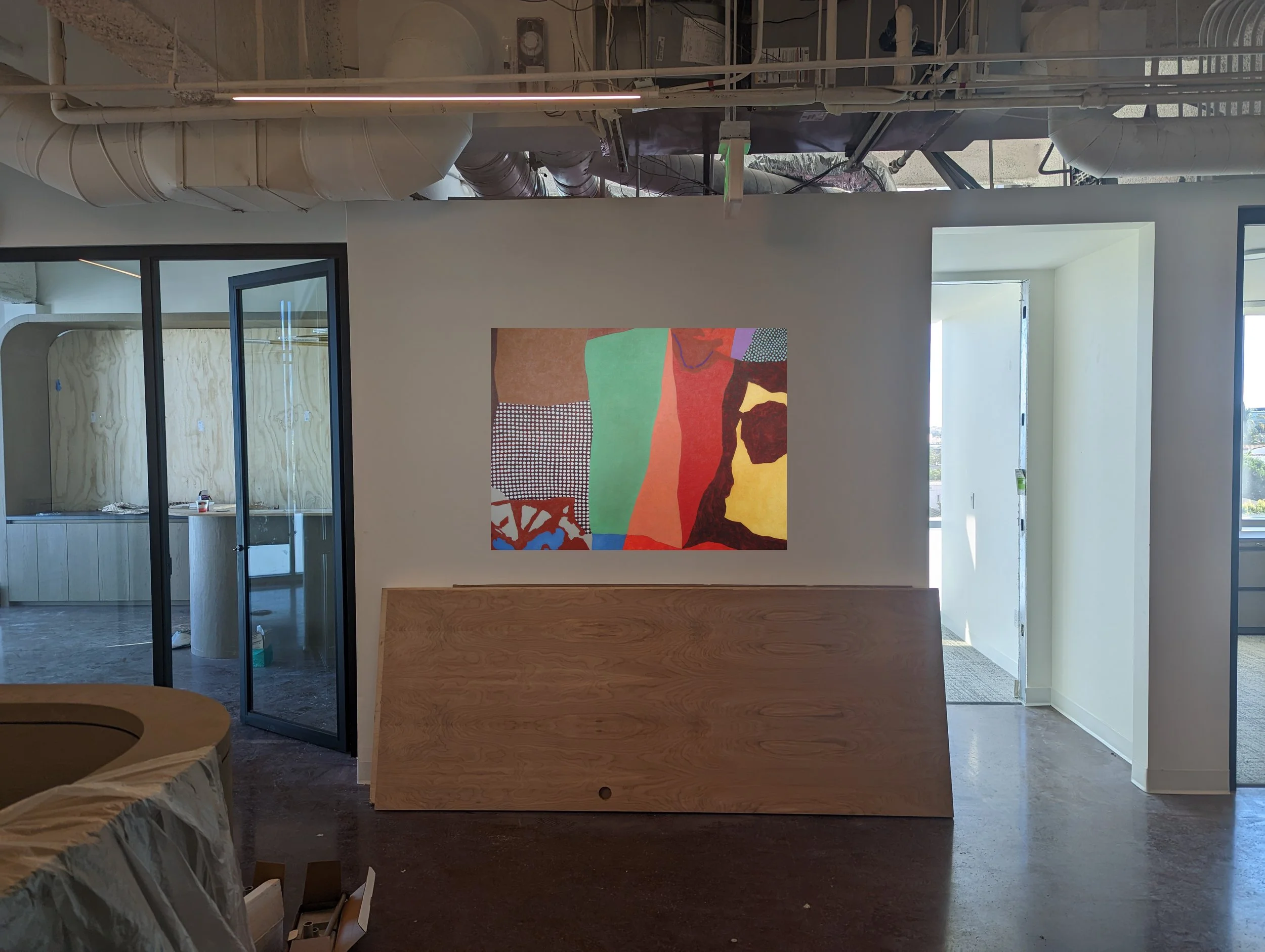 1 - Main Entry Feature Wall - 100" x 102 1/2" - David Clyde Hopkins