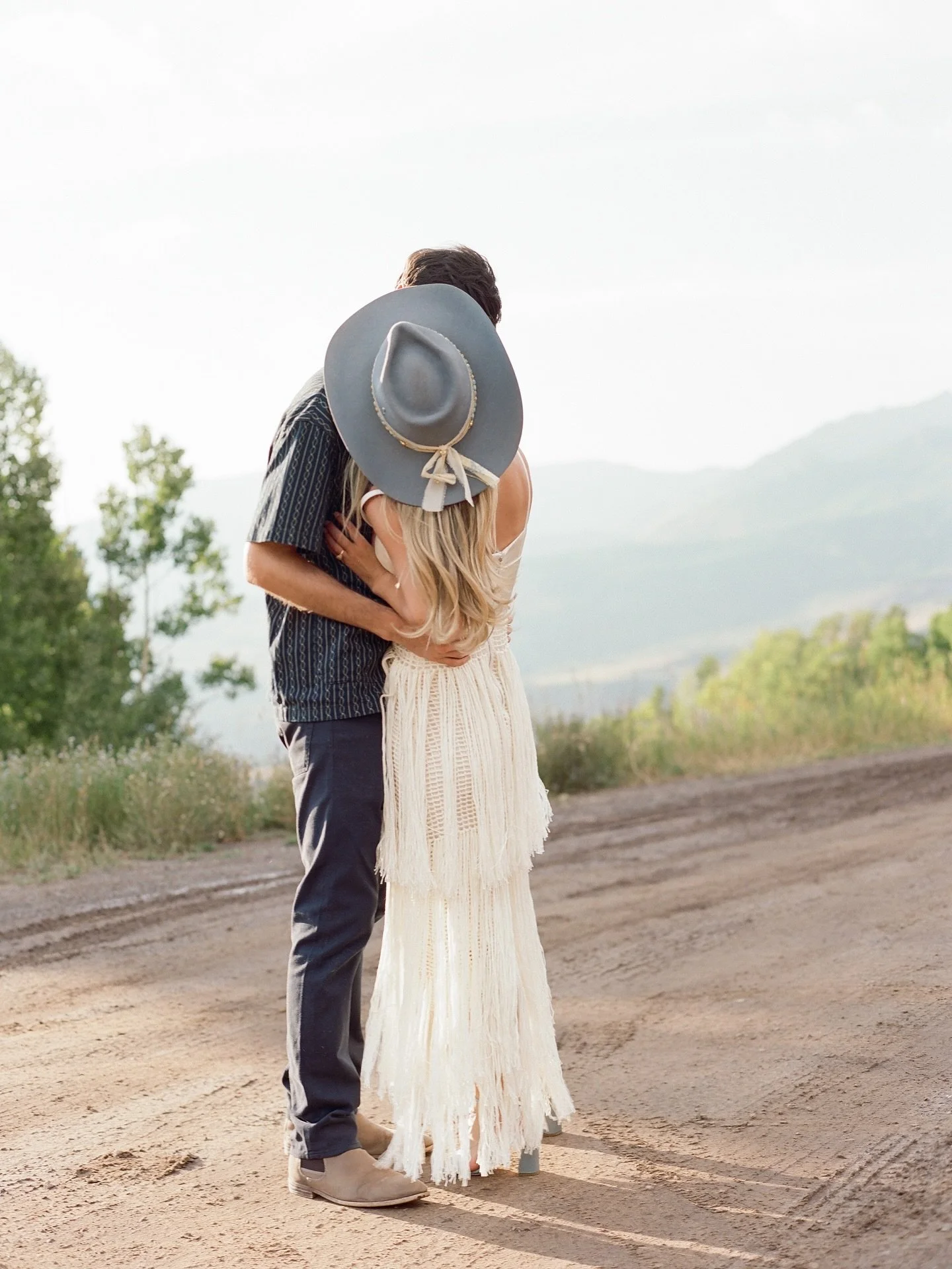 The night before with Clara &amp; Quinn

Planning @soireetelluride 
Venue @gorrono_ranch @tellurideski 
Flowers @newleaftelluride 
Scans @fast.foto
Hat @kemosabe1990
Dress @alejandraalonsorojas