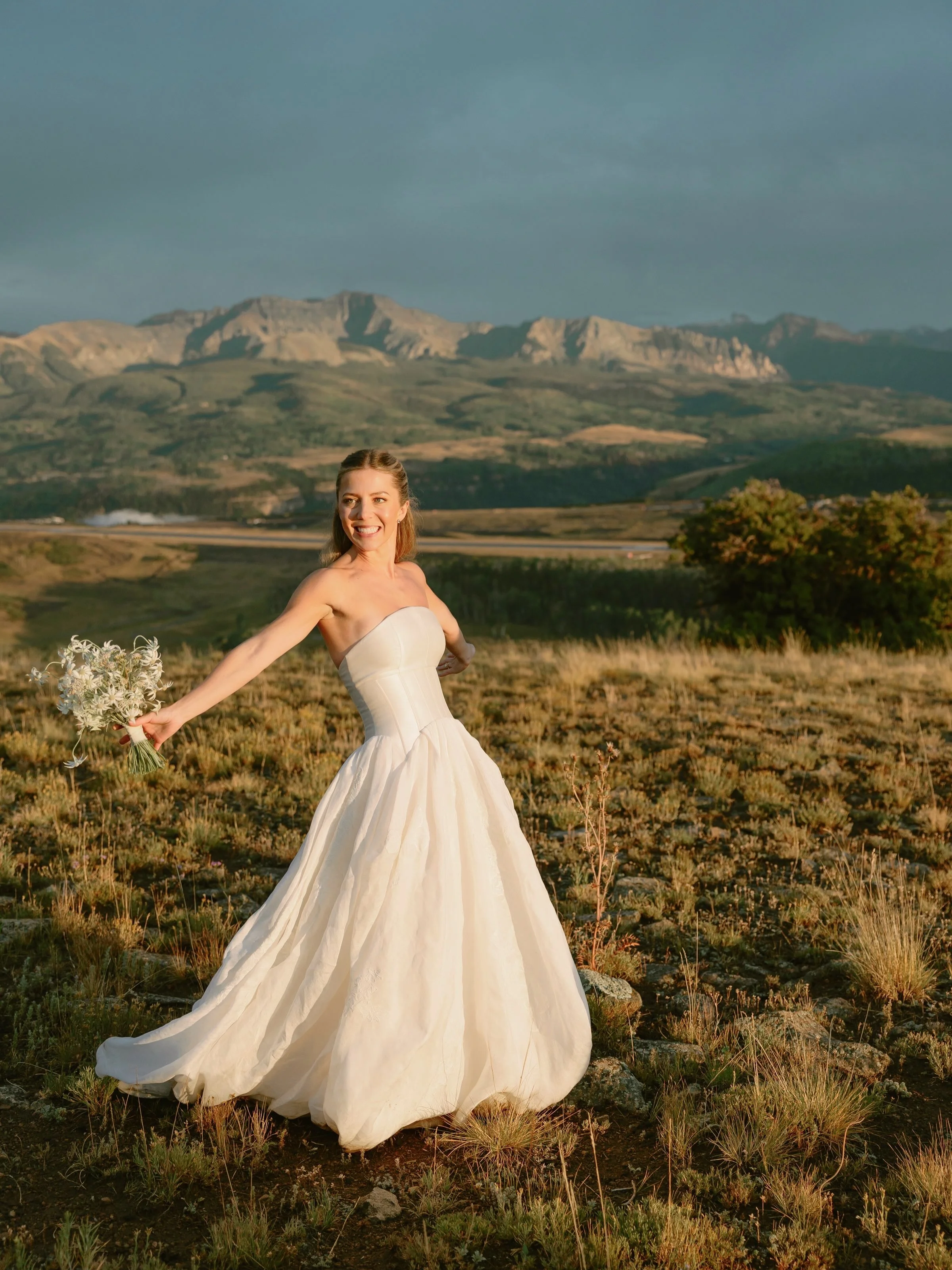After a long day of rain and pivoting, the hills came alive for Clara&hellip; It was her dream coming true, and she soaked up every drop of golden hour ✨✨✨