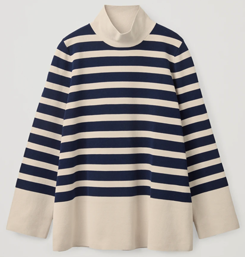 Roll neck sweater, cos, £69