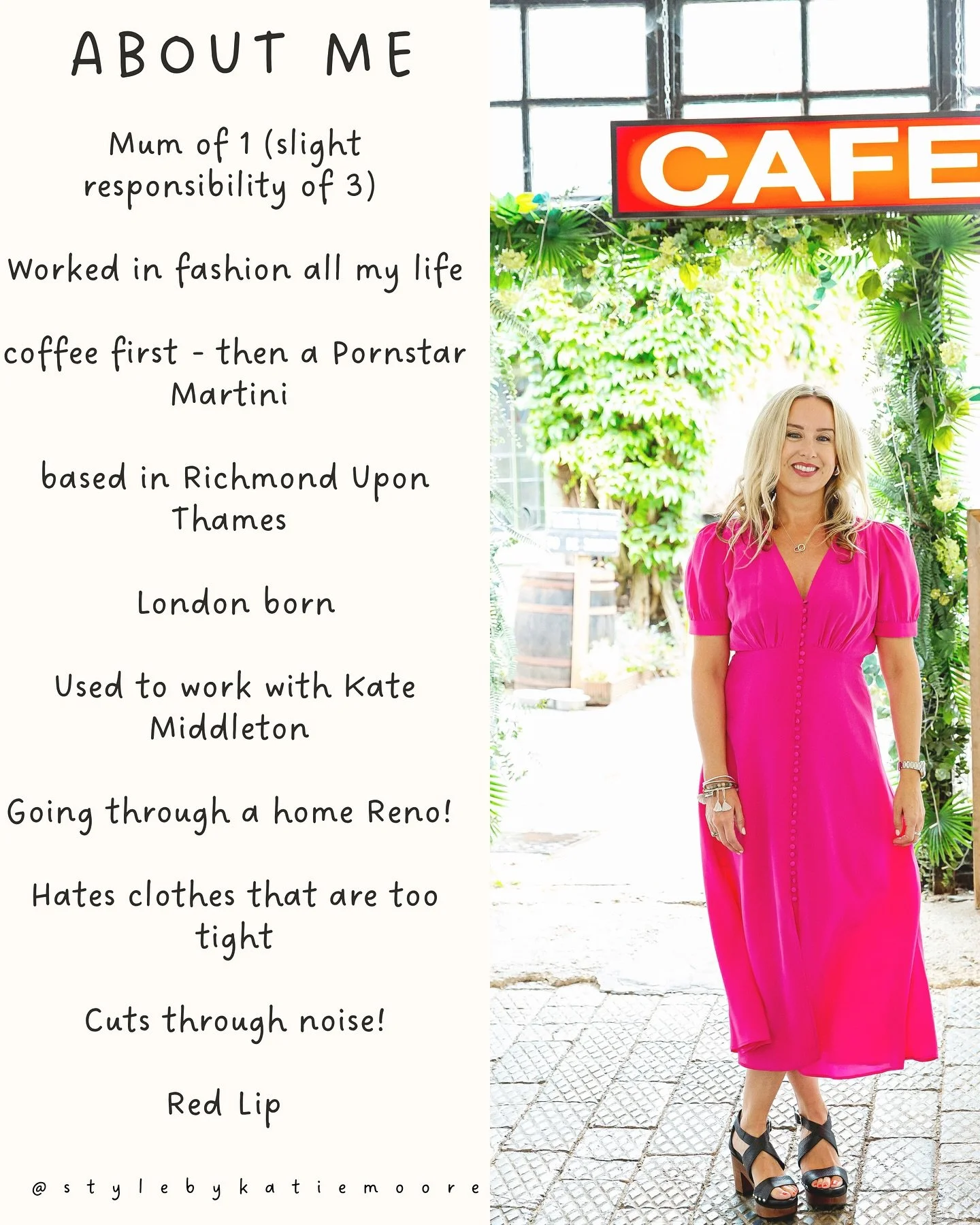 It&rsquo;s been a little over a month since @stylebykatiemoore joined my business as a personal stylist. 
I have known Katie for over 14 years, we met whilst both working as buyers at Mothercare. Fell pregnant at the same time &amp; a bond was create