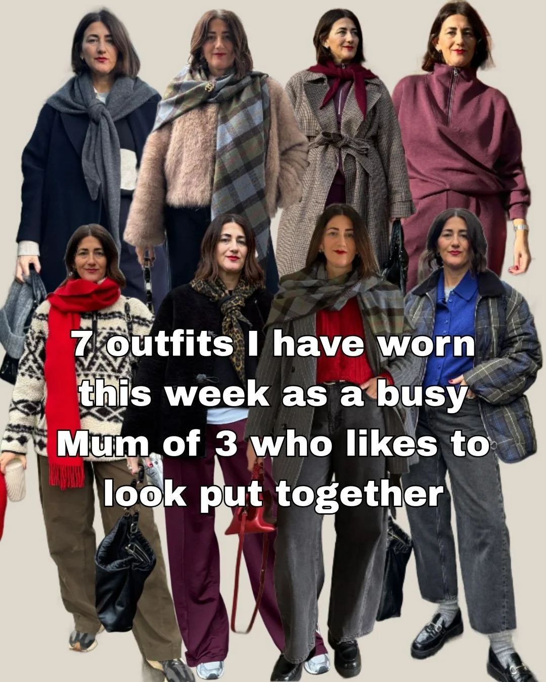 7 outfits I have worn this week, realistic daily outfits for work, wfh, errands, school runs &amp; everything else inbetween. 
All edits are saved on my @shop.ltk page. 
Comment SHOP below to receive a DM with the link to this post on my LTK ⬇ https: