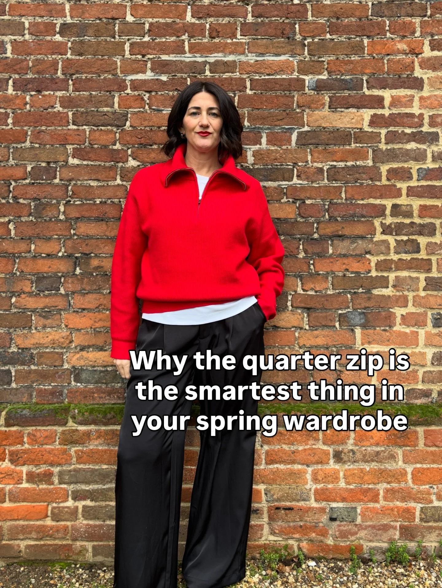 The quarter zip is one of those pieces that will quietly do a lot of work in your wardrobe. No longer a piece reserved for &lsquo;tech bros&rsquo; (but I do advise &lsquo;borrowing one&rsquo; from a male in your life). It is the perfect in-between la