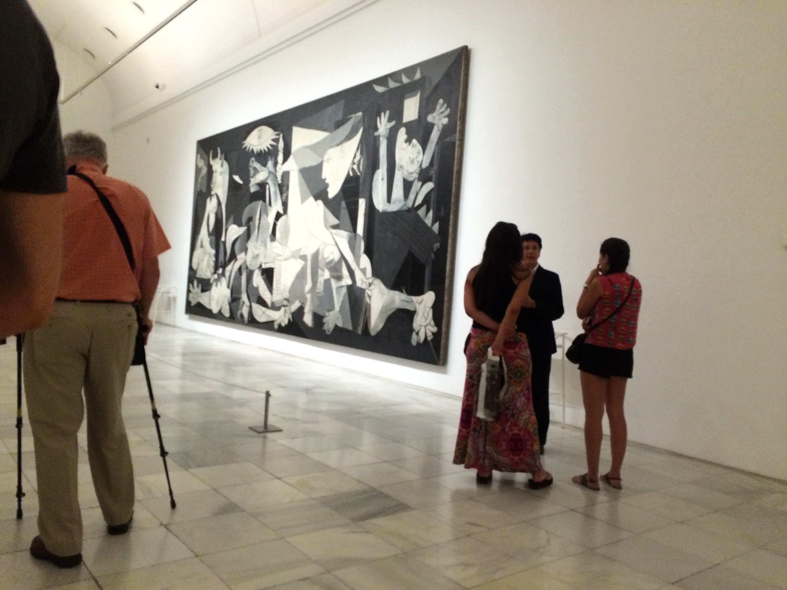 Definitely not an iPhone snap of Guernica... that's not allowed, ya dingus.