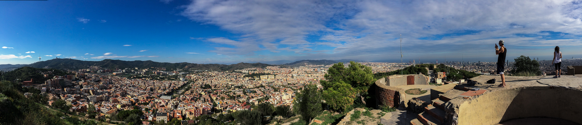 Never before have I been more grateful for the iPhone panoramic photo feature.