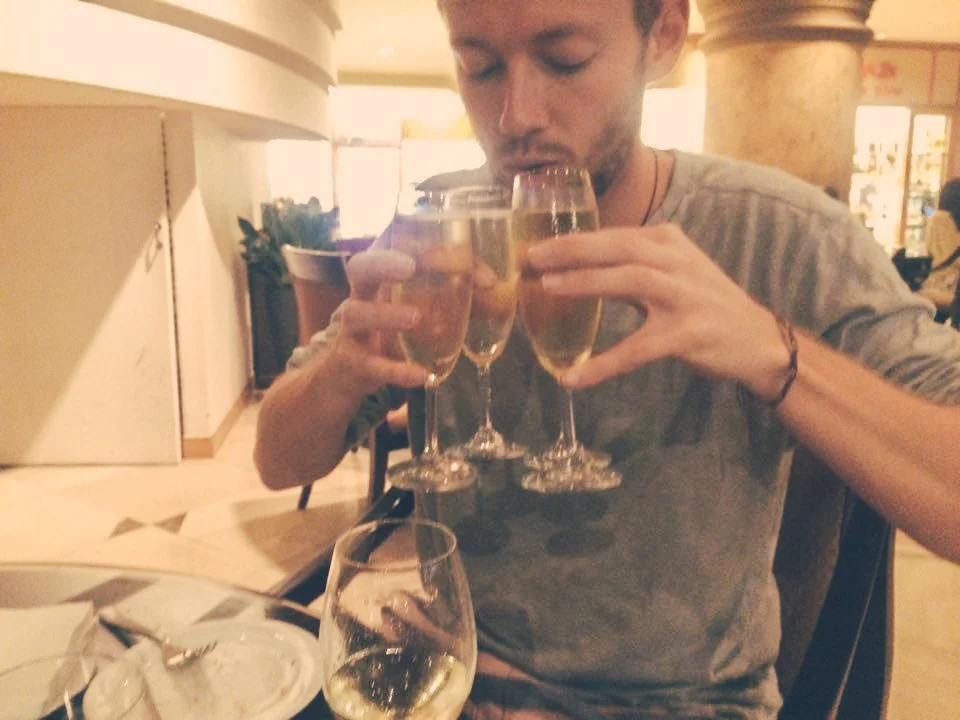 Every Thursday, there's a "wine tasting and tapas" night at New World Hotel for $12 USD. The expat community refers to it as "unlimited wine and cheese night"...