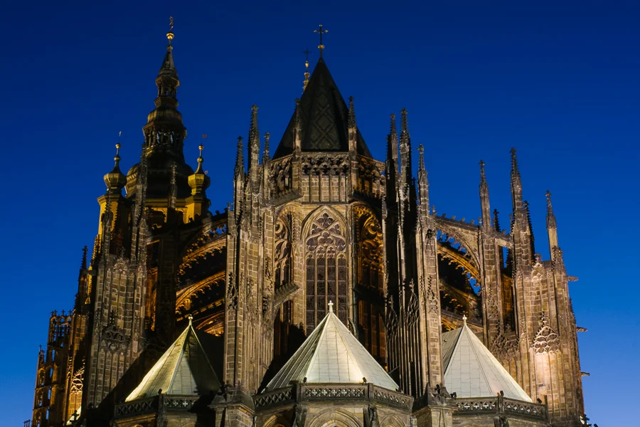 St. Vitus Cathedral on the castle grounds
