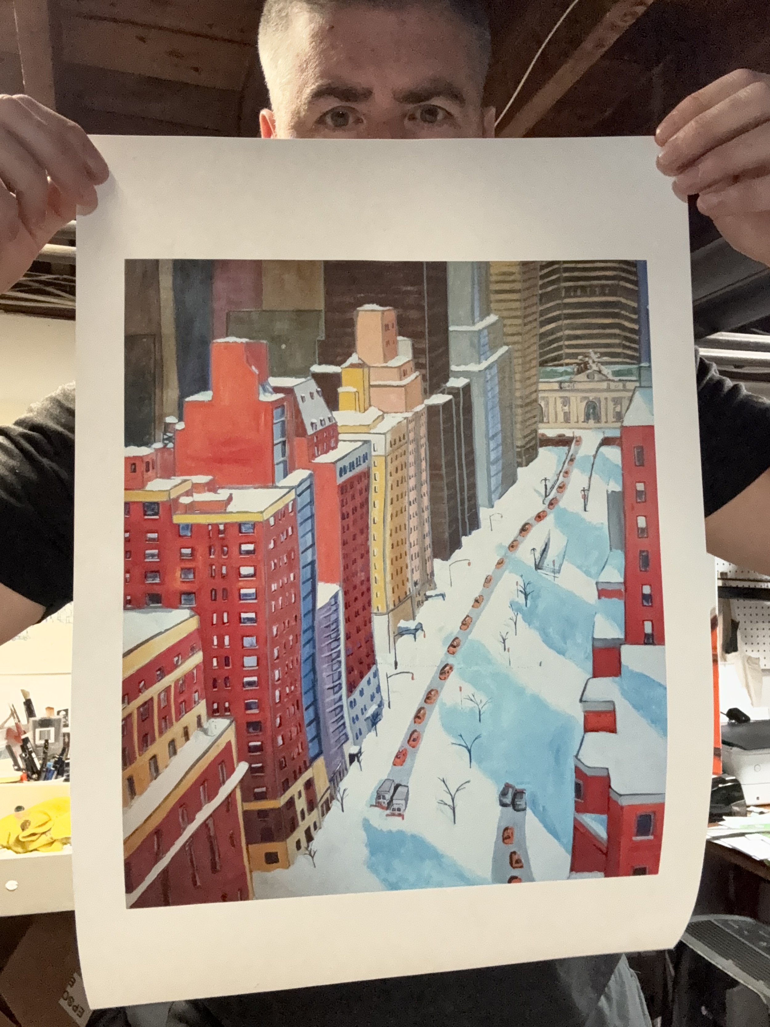 Park Ave [winter version] PRINT