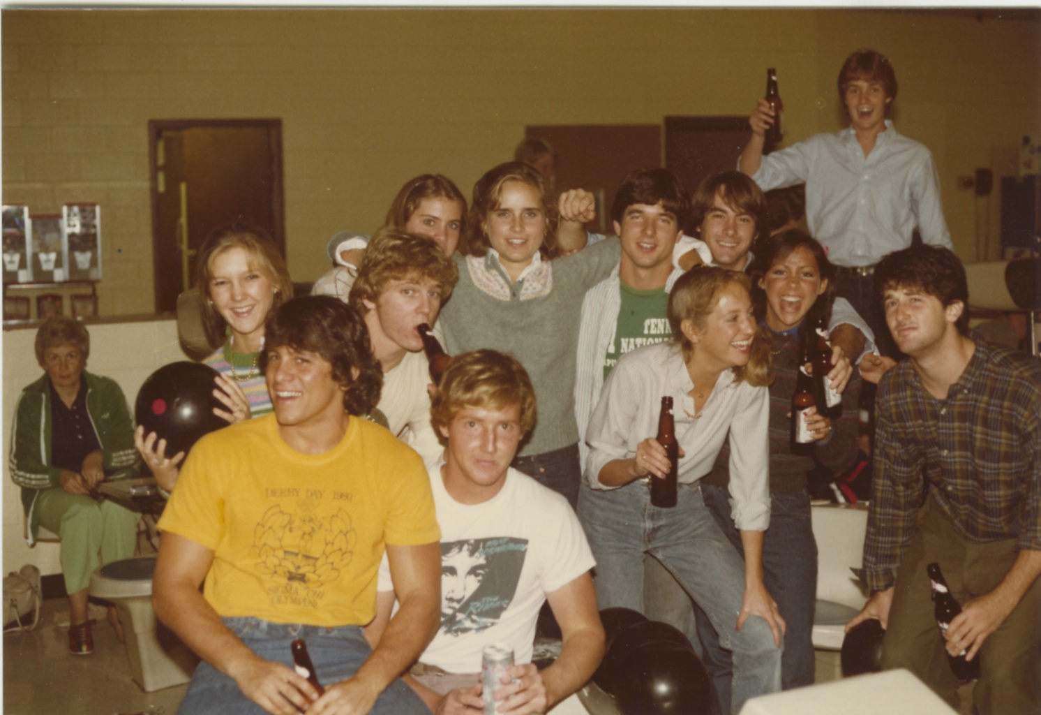 Pictured Above: Mike (front left) and his Mom Christine (back left)