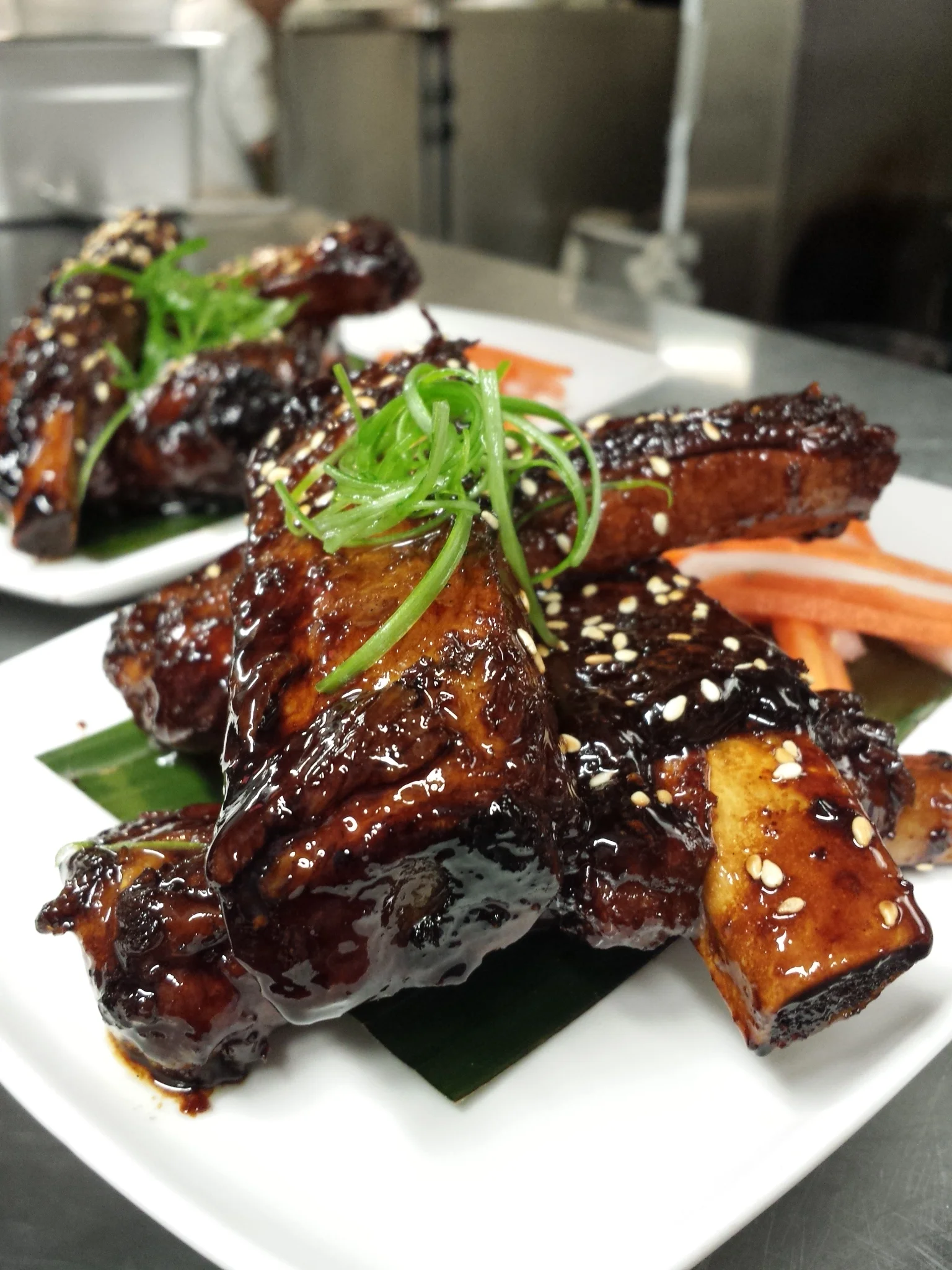Sticky Soy Glazed Pork Ribs