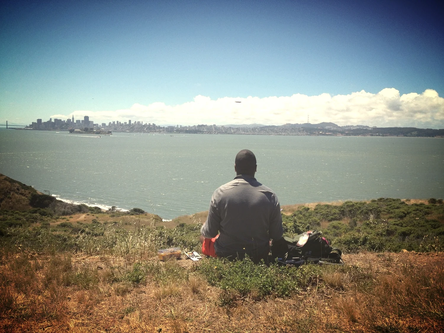 The Cove Below Fire Road, Angel Island. San Francisco California. 2012