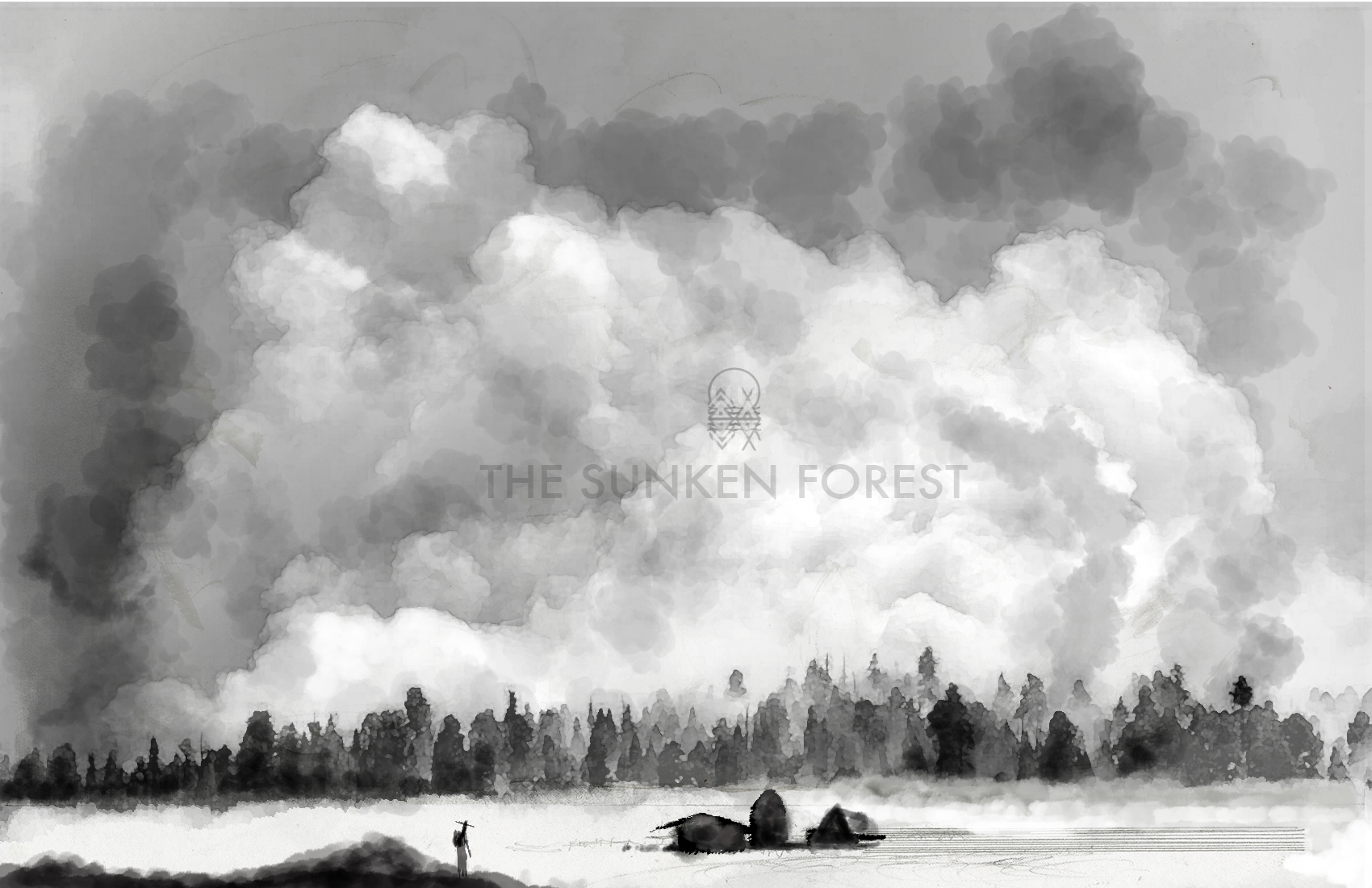 The Sunken Forest Poster created after getting approved to continue my Senior thesis Pitch. So excited to bring this to the public. 2016.© By Mister Kennedy