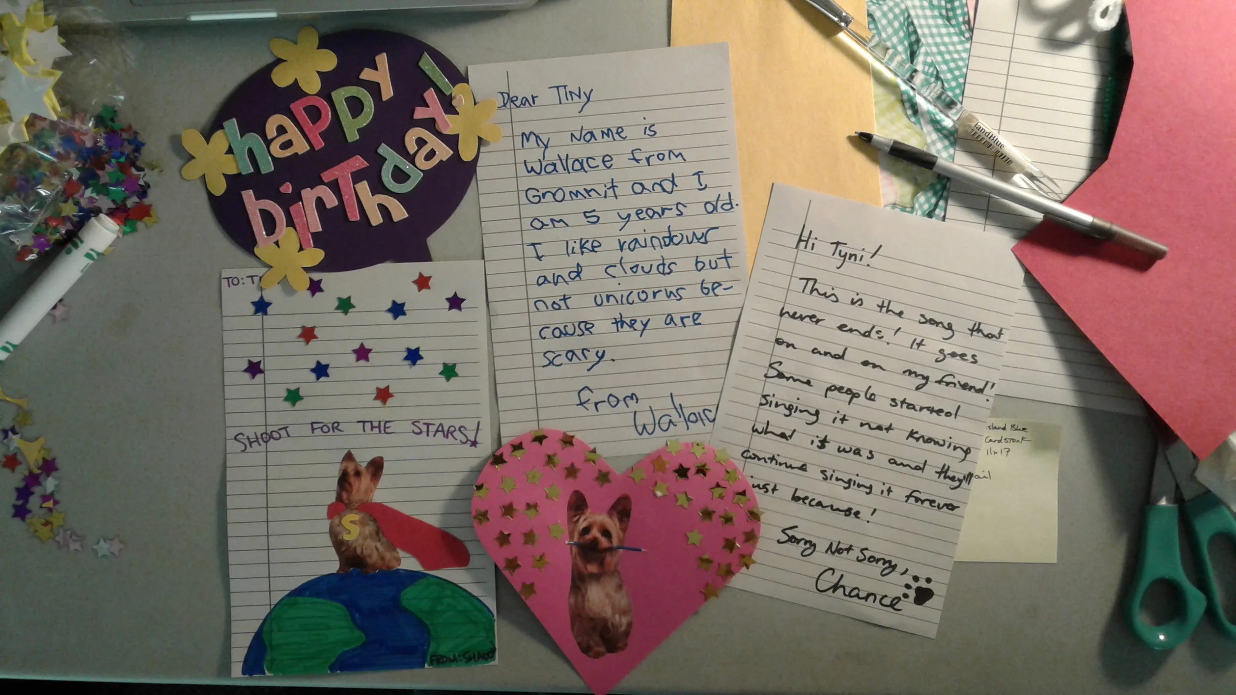 Fan Letters for Tiny (Pup Star 2; 2016)