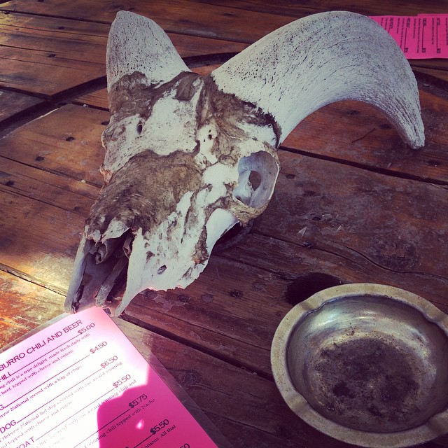 Just a normal Death Valley centerpiece. Good chili.