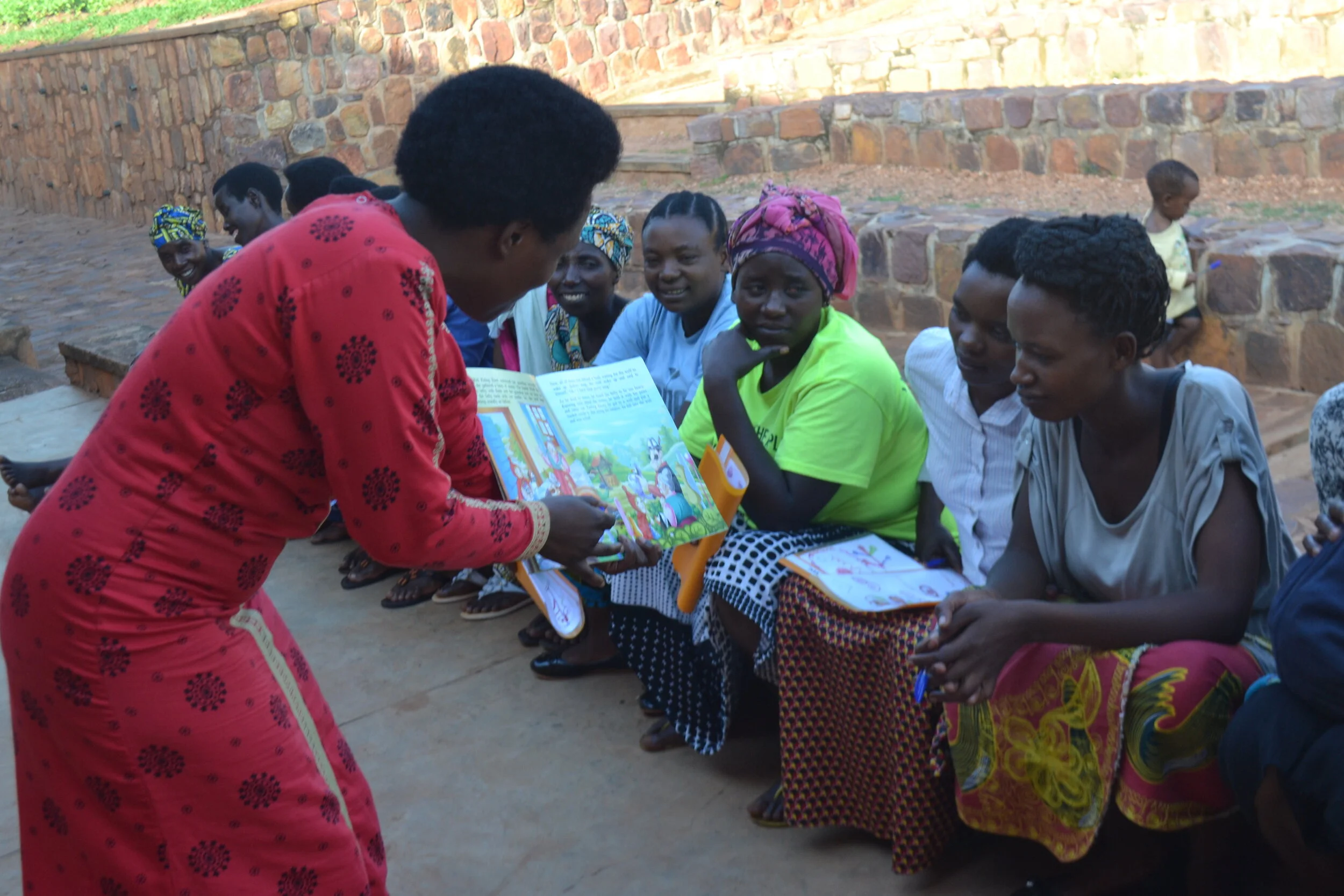 Moms LitClub with Ready for Reading in Rwanda is Going Strong!
