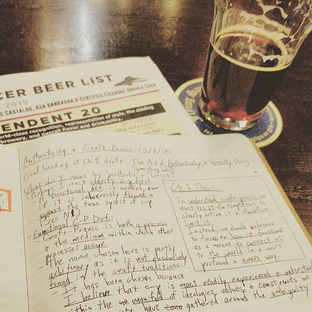 Analog #dissertation work is always best done with a fortifying brew. #phdlife