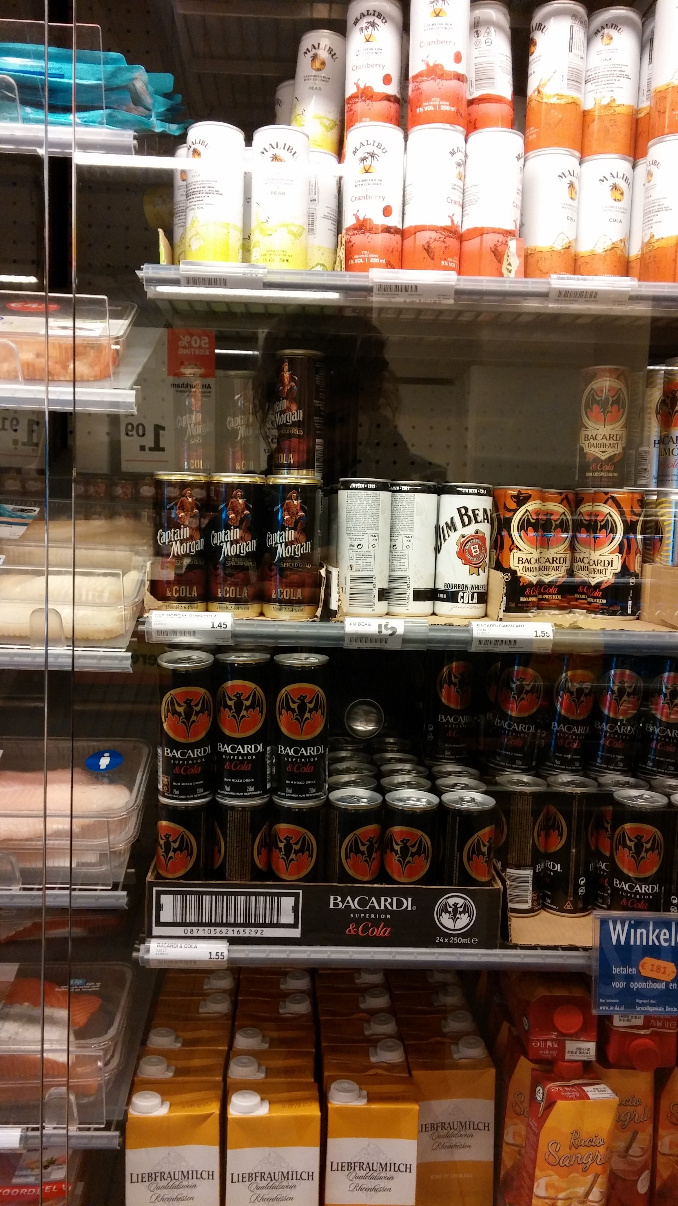 Pre-mixed alcoholic drinks in cans
