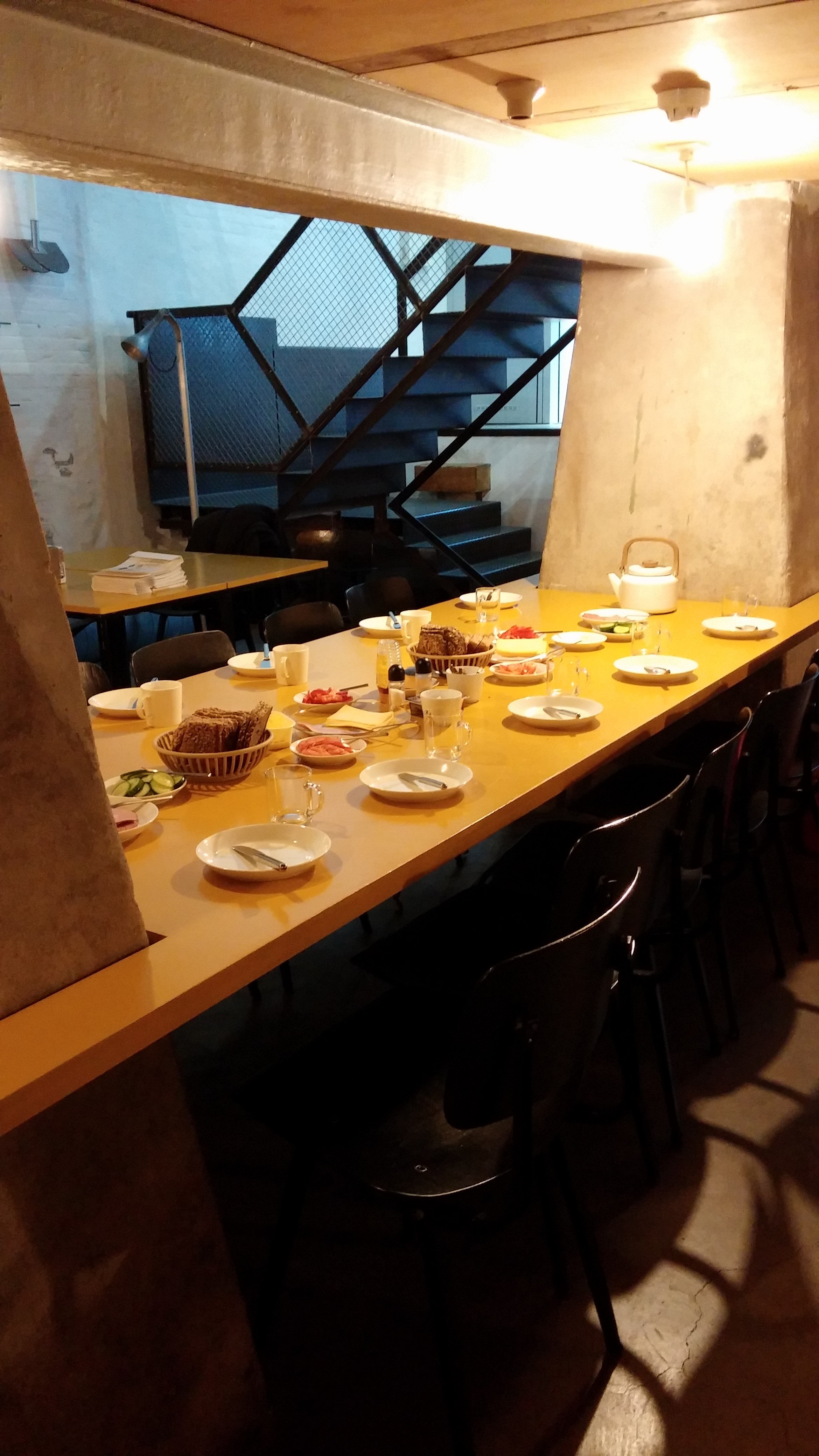 Lunch for 10 people. Good thing traditional Dutch lunch is just DIY sandwiches.