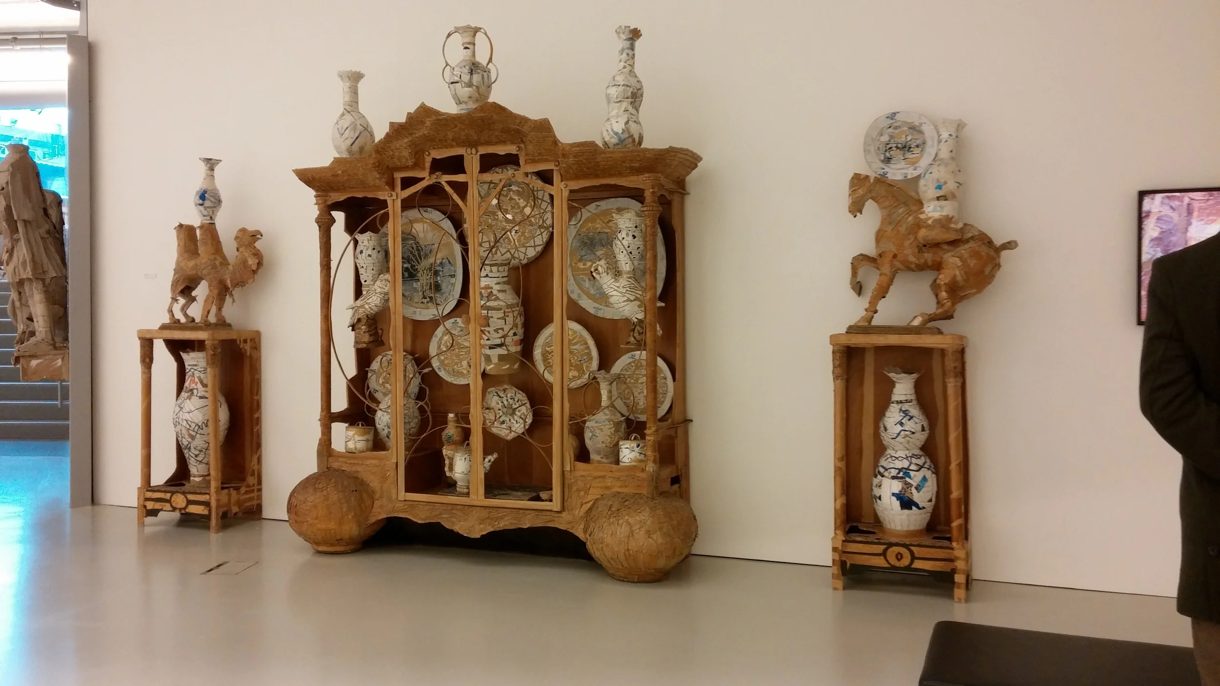 All made out of cardboard and other paper.