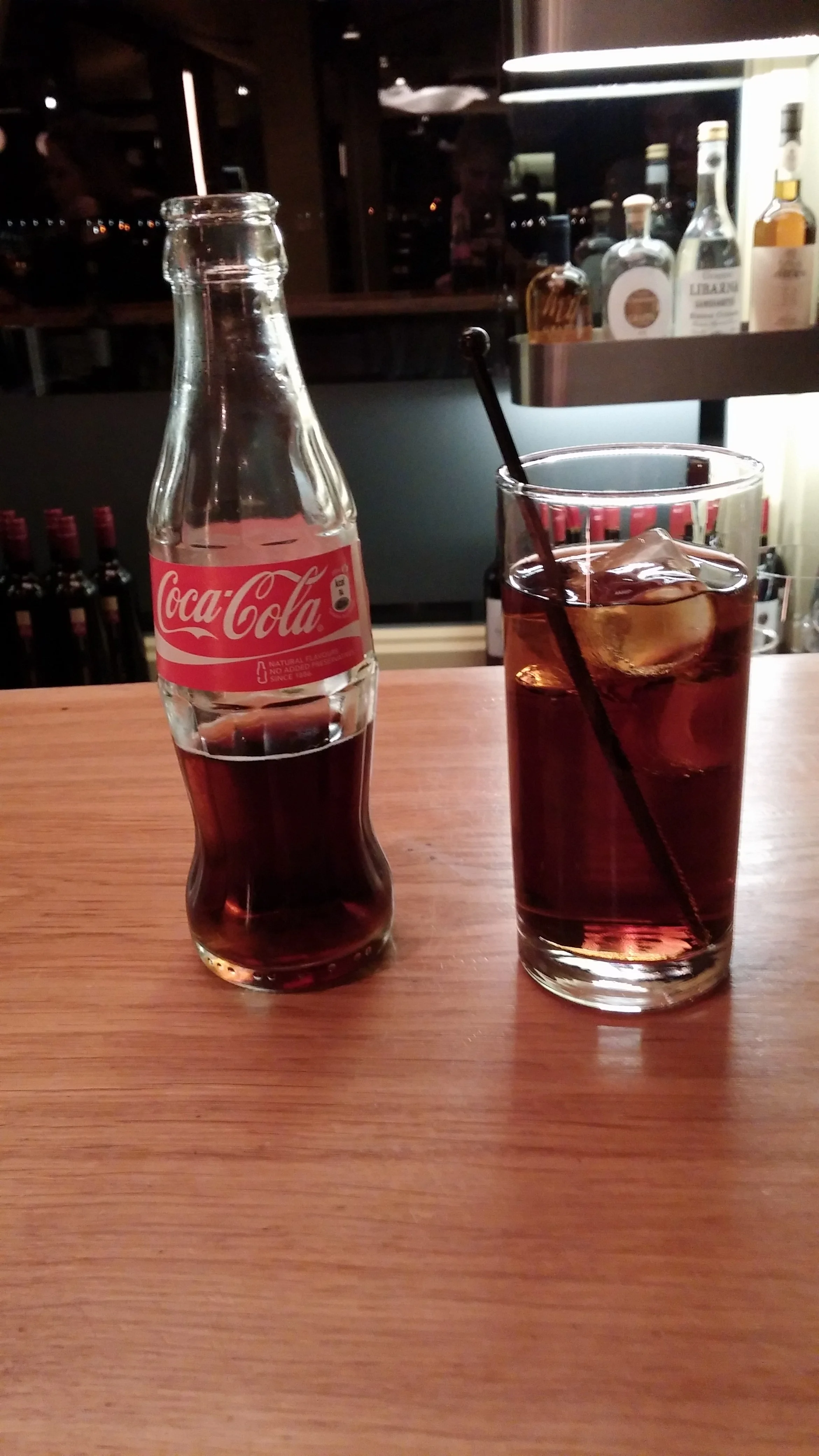 We went to the bar in our apartment building to try to get free wifi, but it didn't work so we just got drinks.