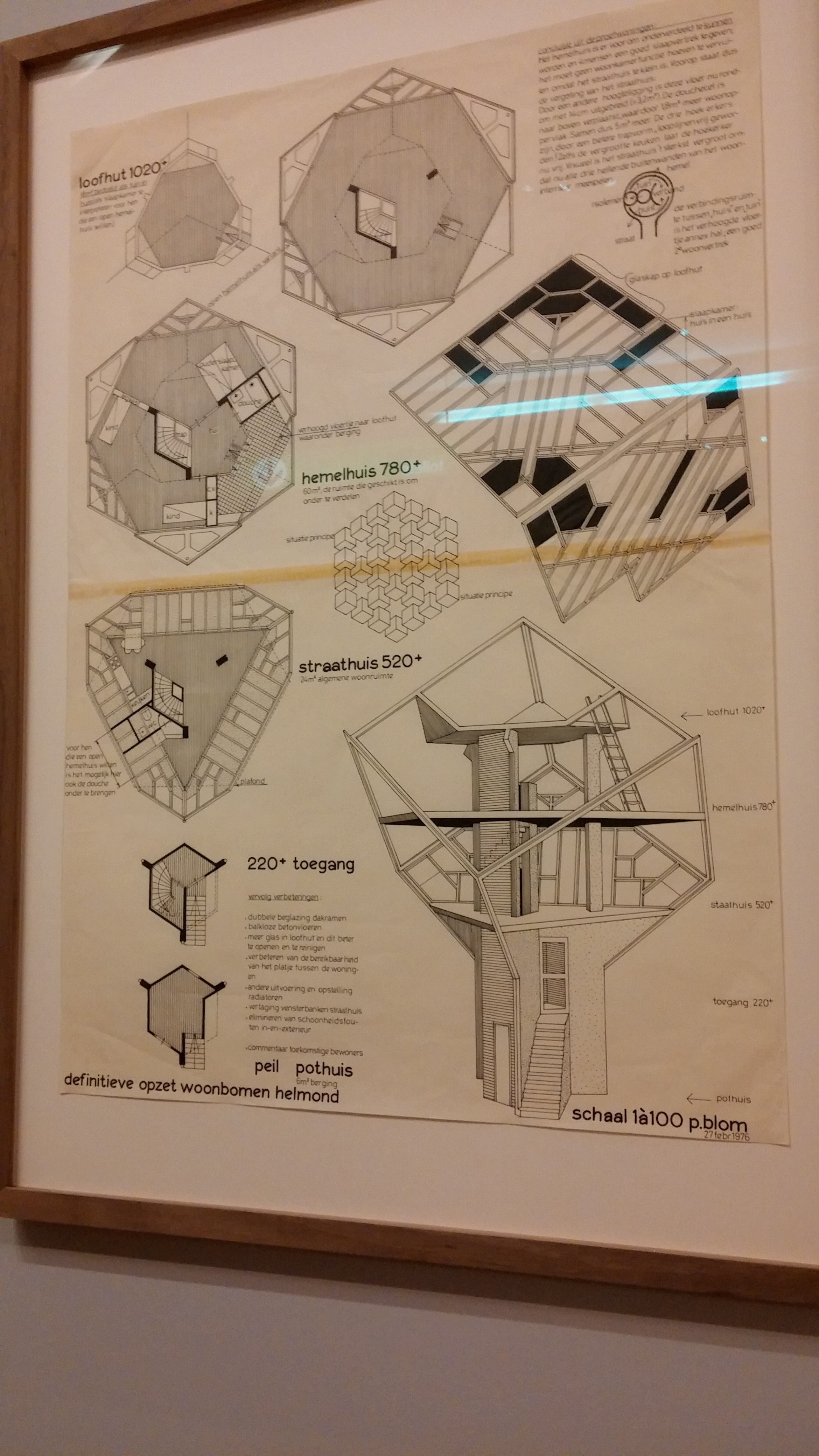 I forget who designed this, but it's the plan for a cube house. There were plans for a whole cube city. I thought it was kind of neat.