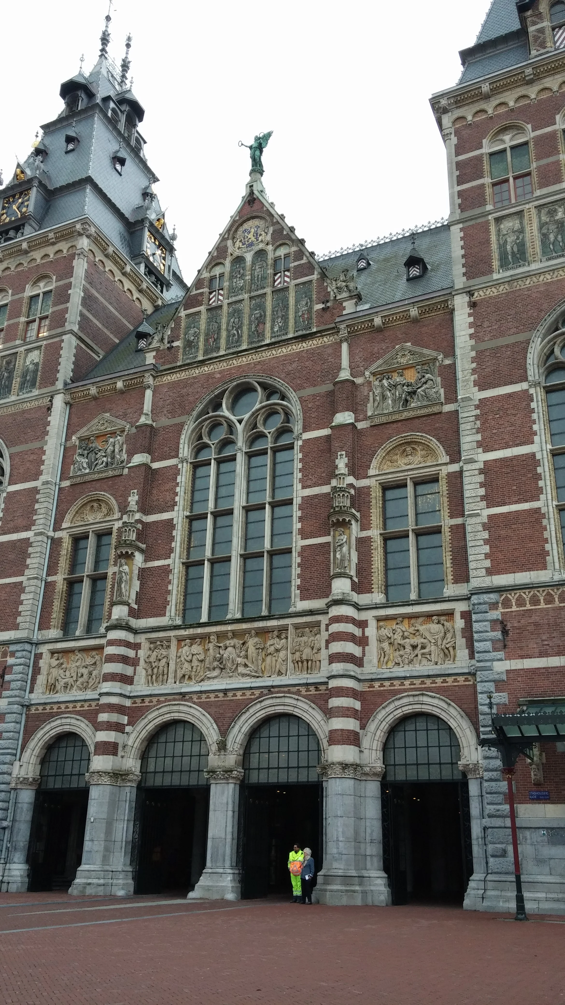 The outside of the Rijks Museum