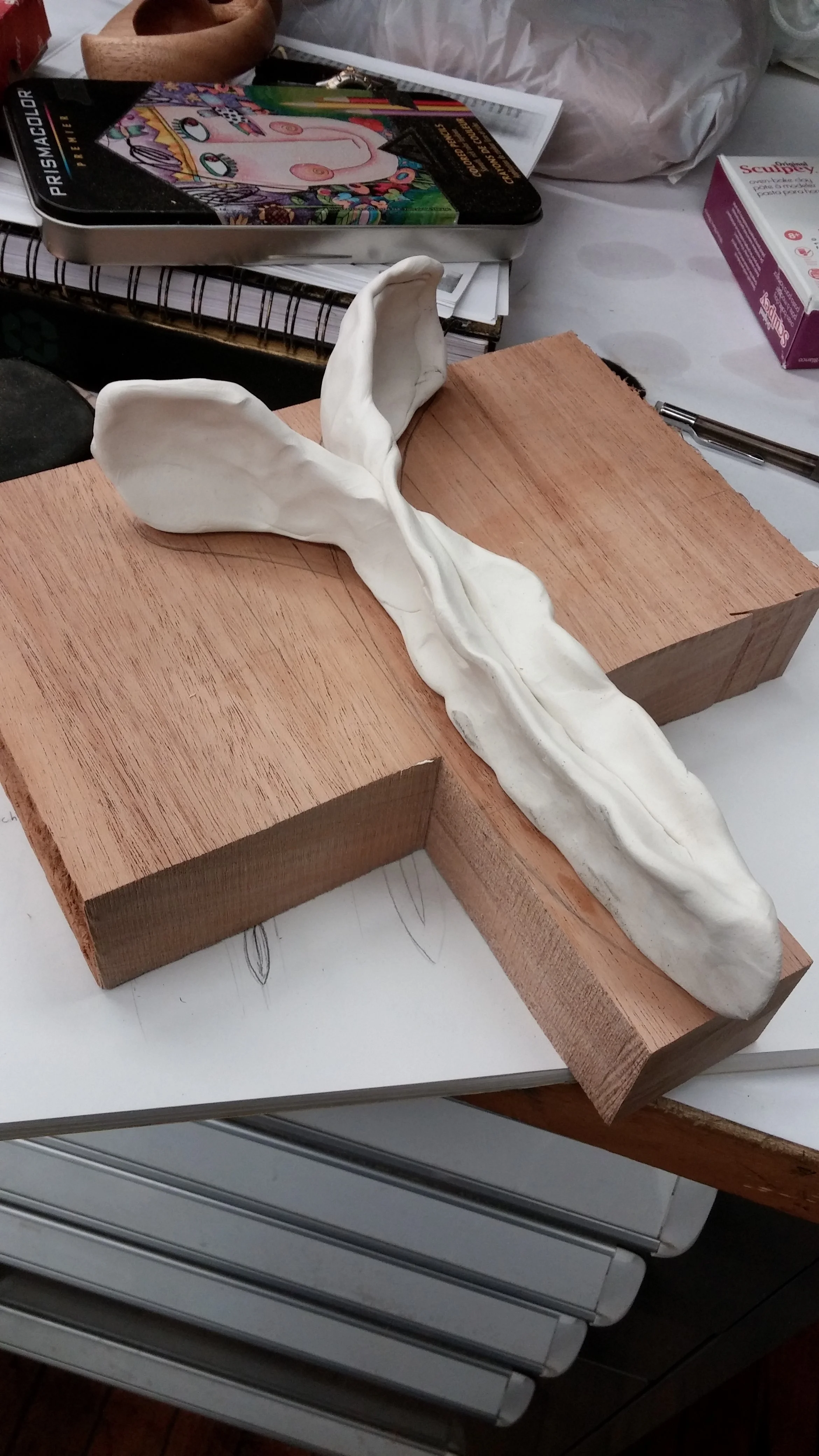 piece #4 clay model