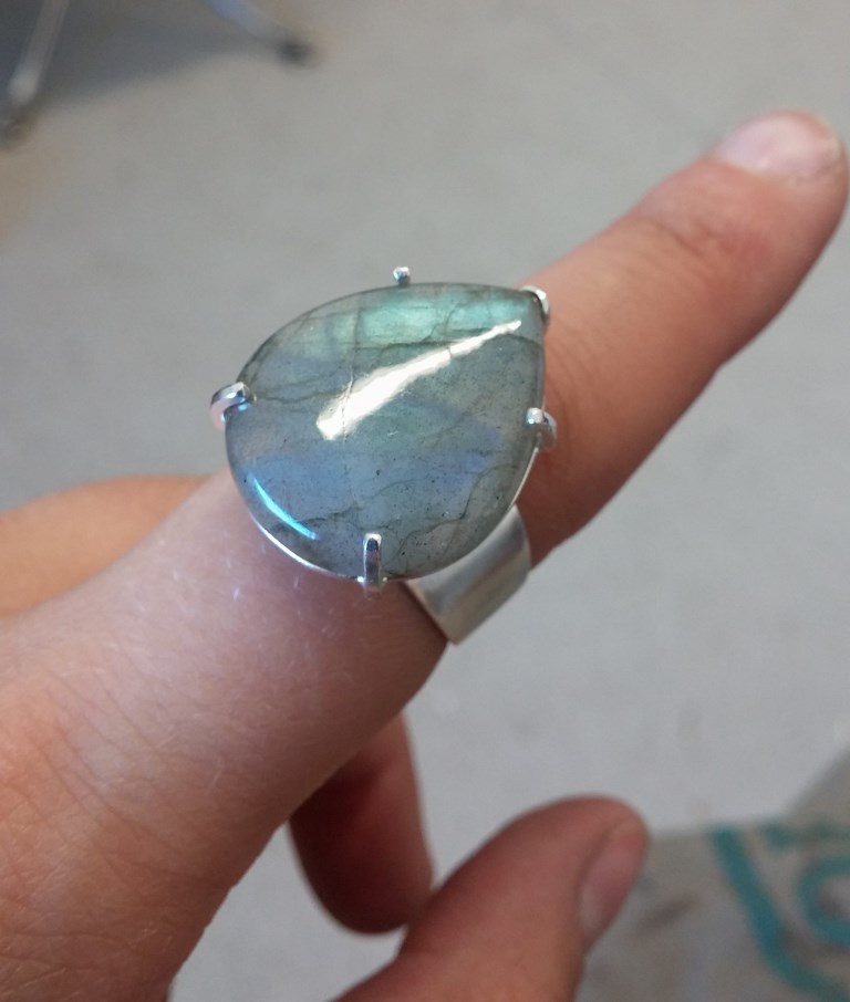 Labradorite in sterling silver