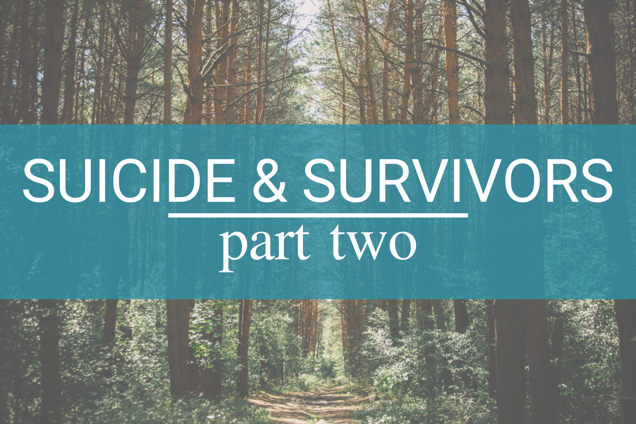 Suicide and Survivors: Part 2